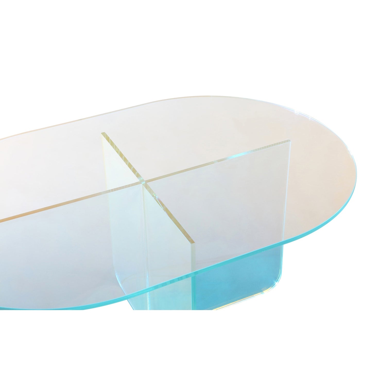 Modus Modus Fomo Coffee Table in Iridescent Glass