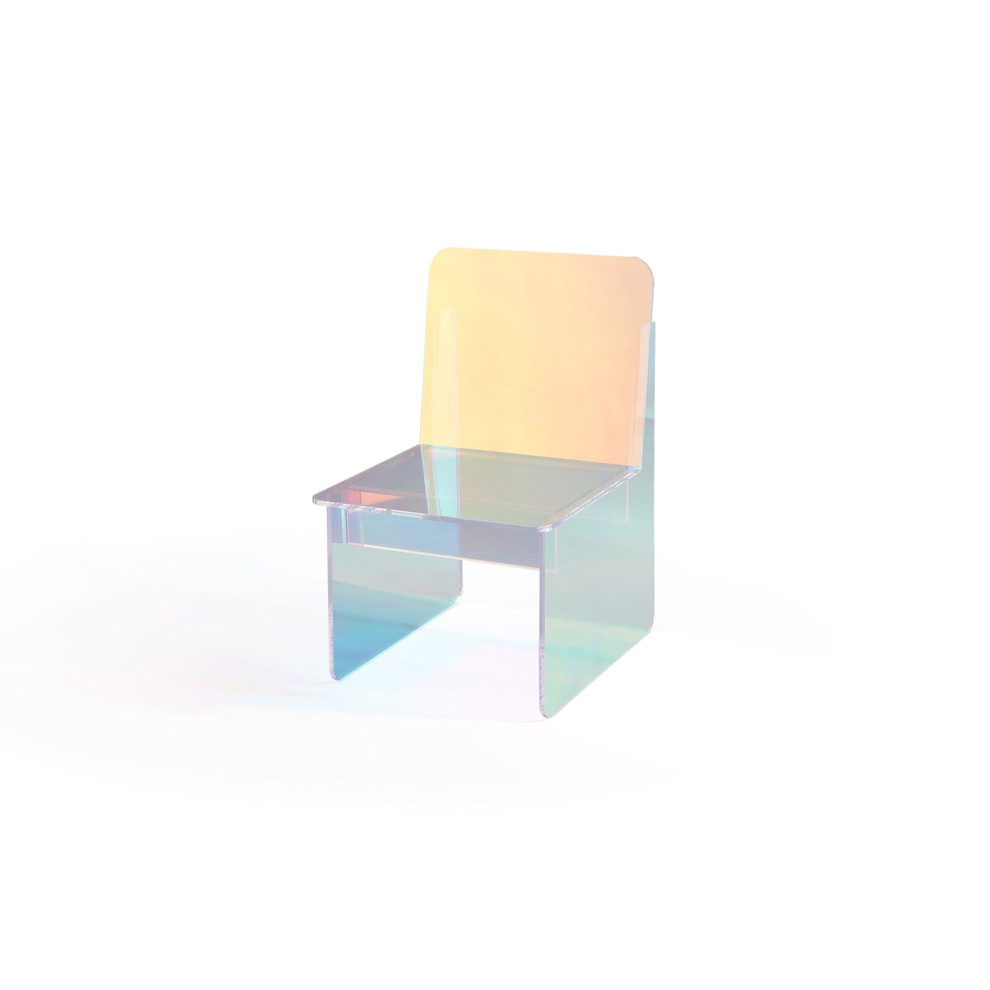 Modus Fomo Iridescent Acrylic Accent Chair