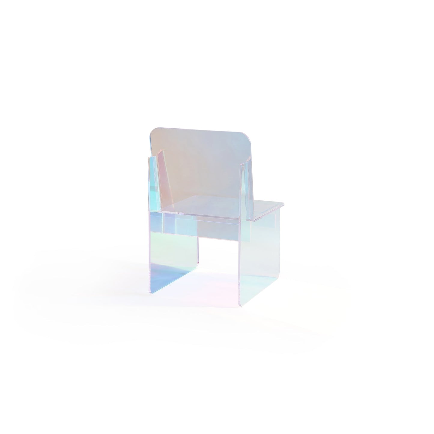 Modus Fomo Iridescent Acrylic Accent Chair