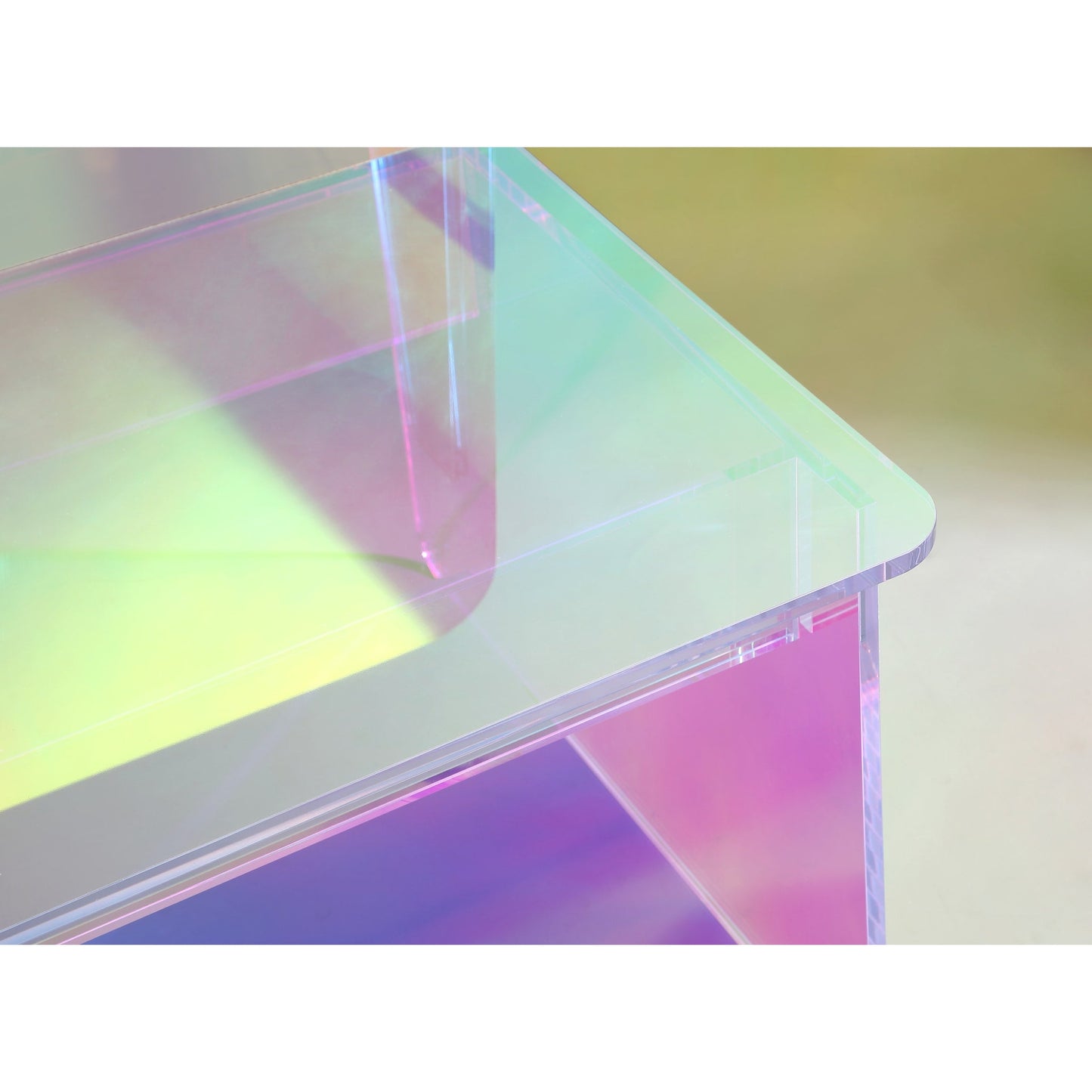 Modus Fomo Iridescent Acrylic Accent Chair