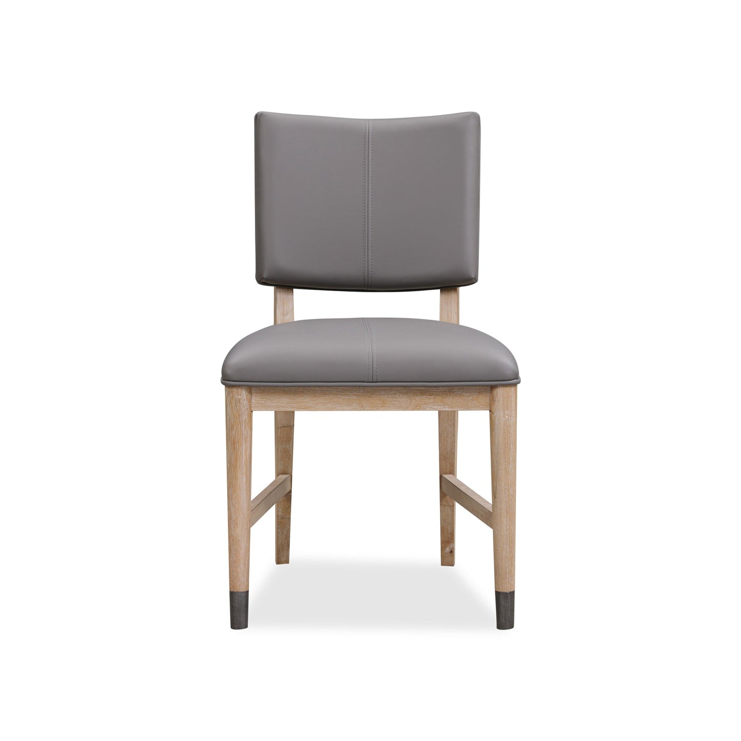 Modus Franklin Dining Chair in Au Natural and Gray Leather