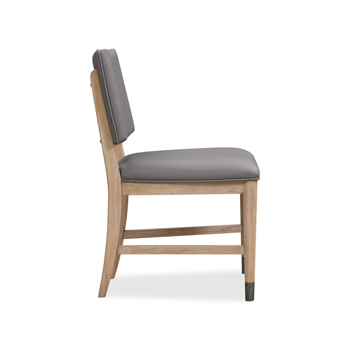 Modus Franklin Dining Chair in Au Natural and Gray Leather