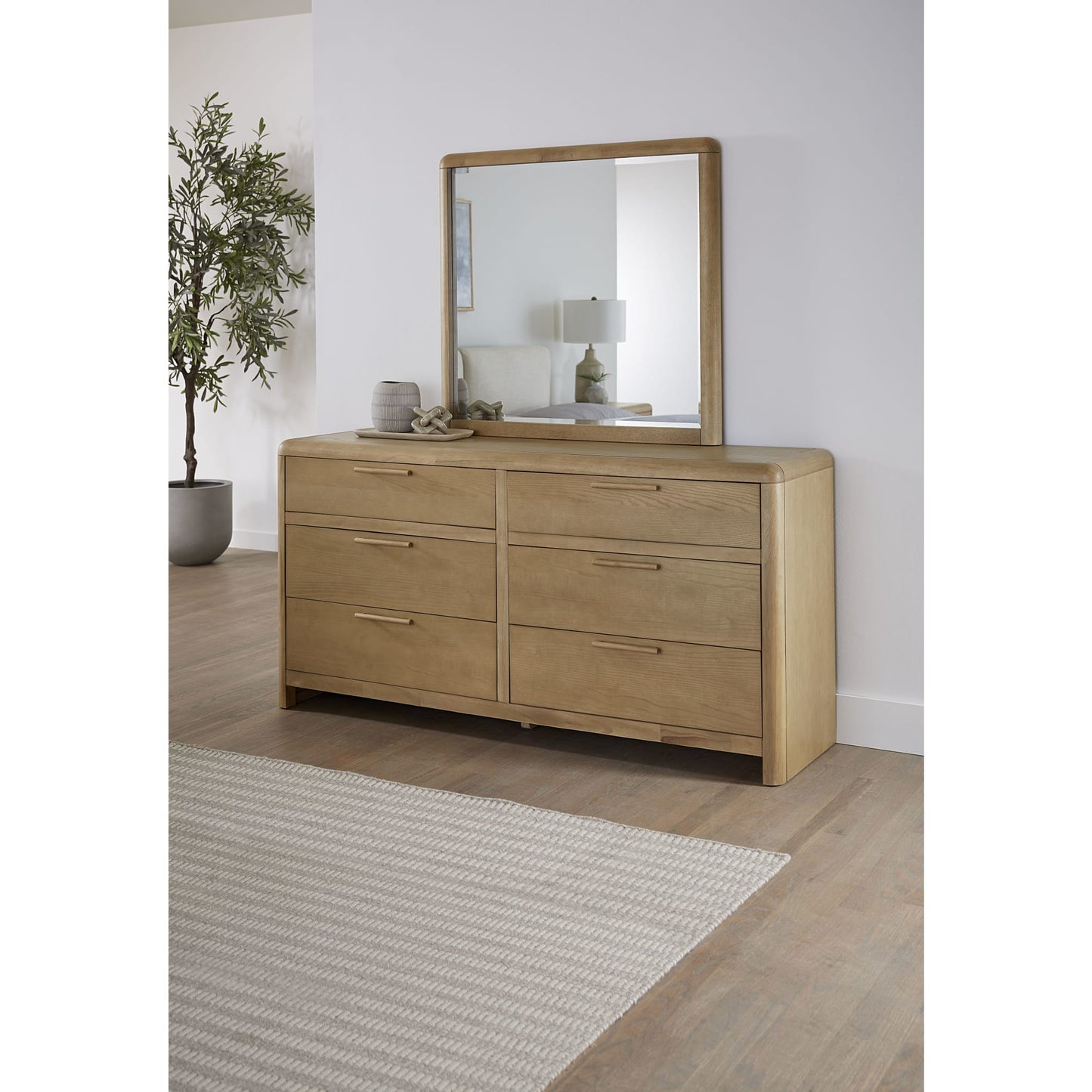 Modus Furano Wall or Dresser Mirror in Ginger