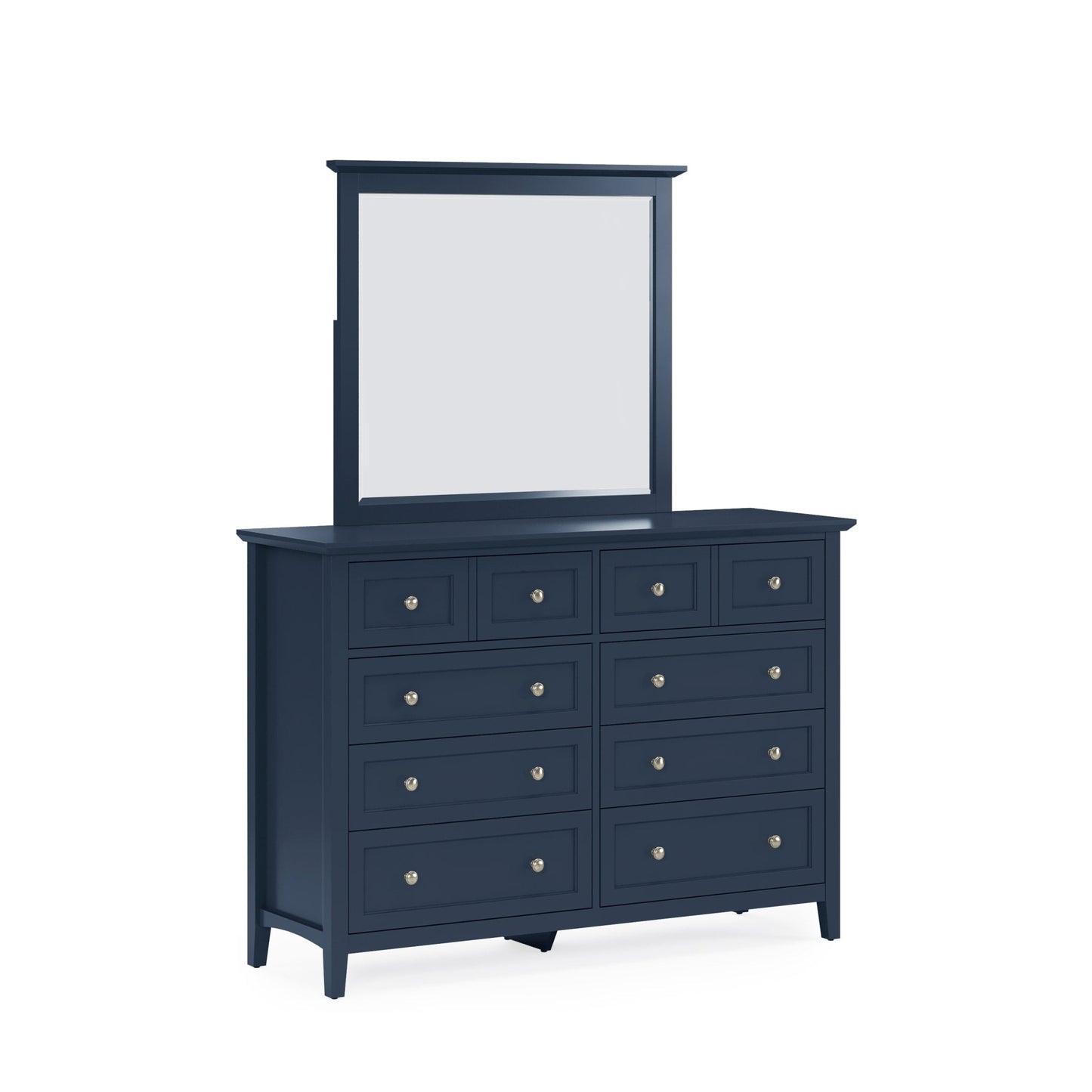 Modus Grace Eight Drawer Dresser in Blueberry