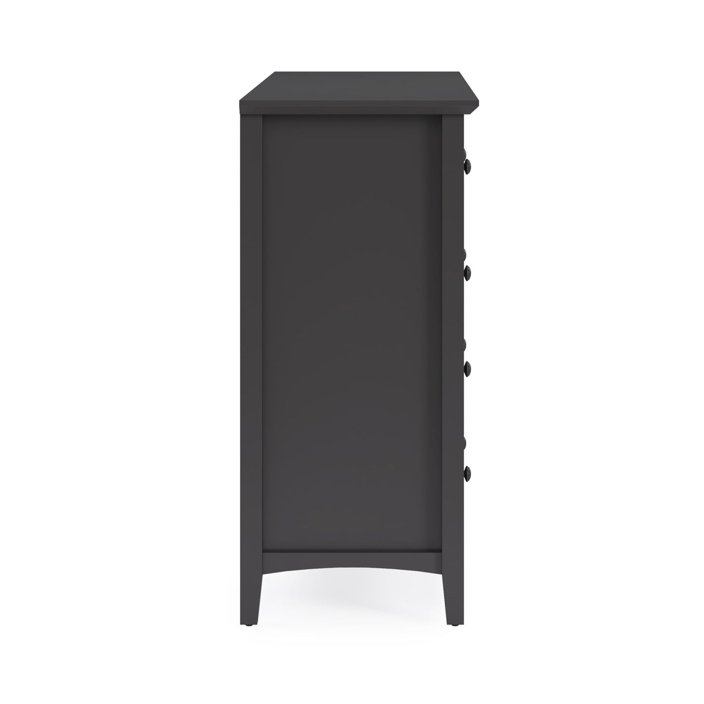 Modus Grace Eight Drawer Dresser in Raven Black