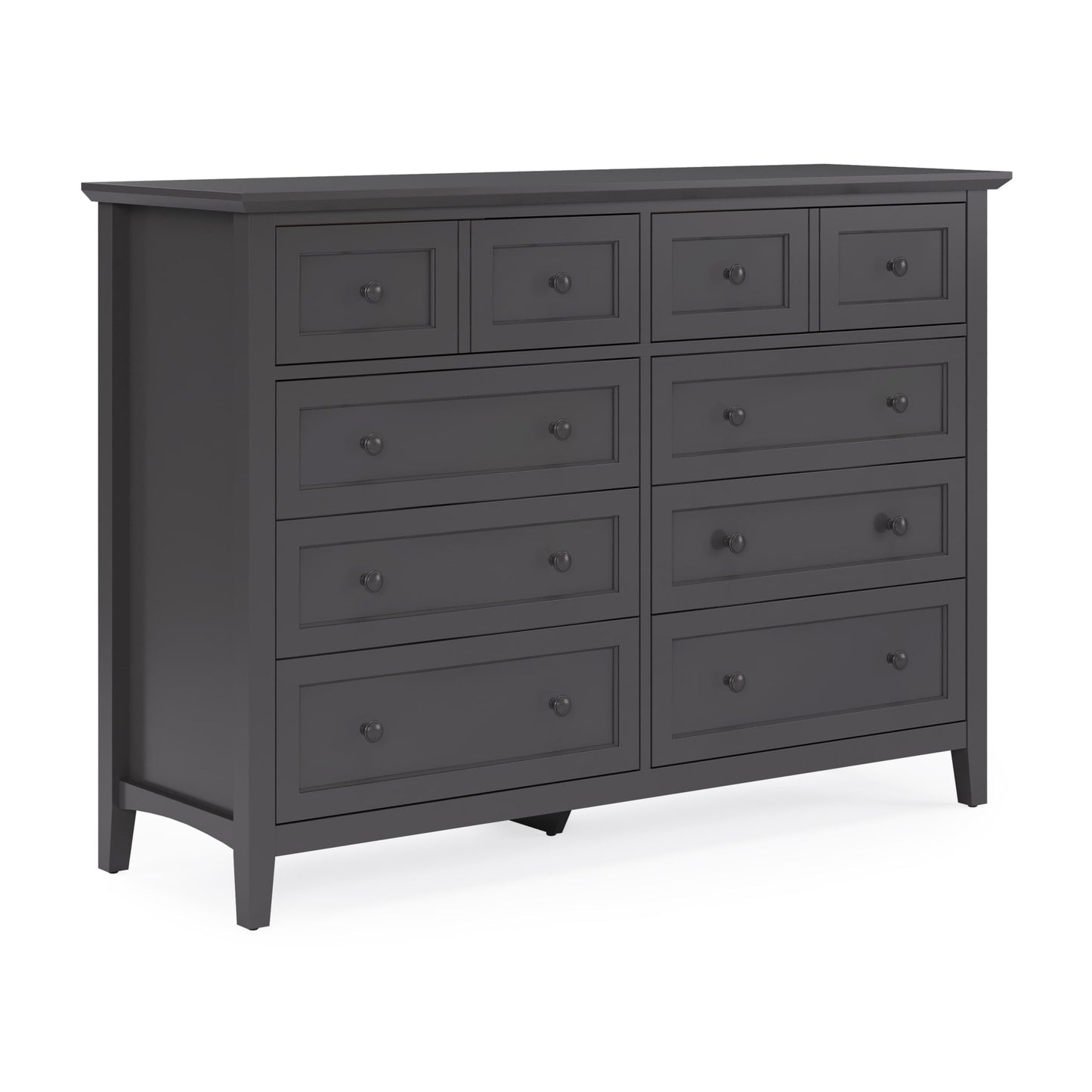 Modus Grace Eight Drawer Dresser in Raven Black