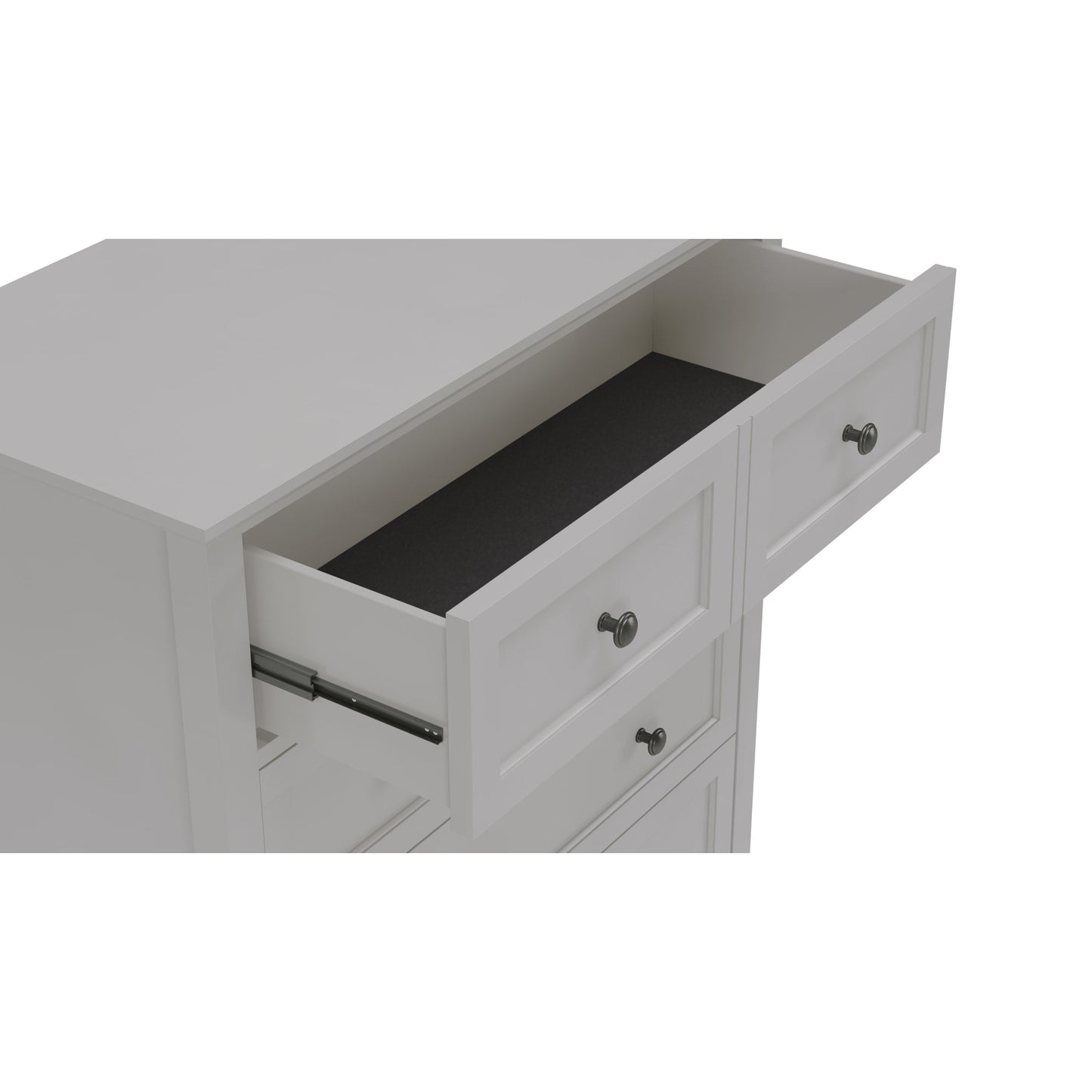 Modus Modus Modus Grace Five Drawer Chest in Elephant Gray