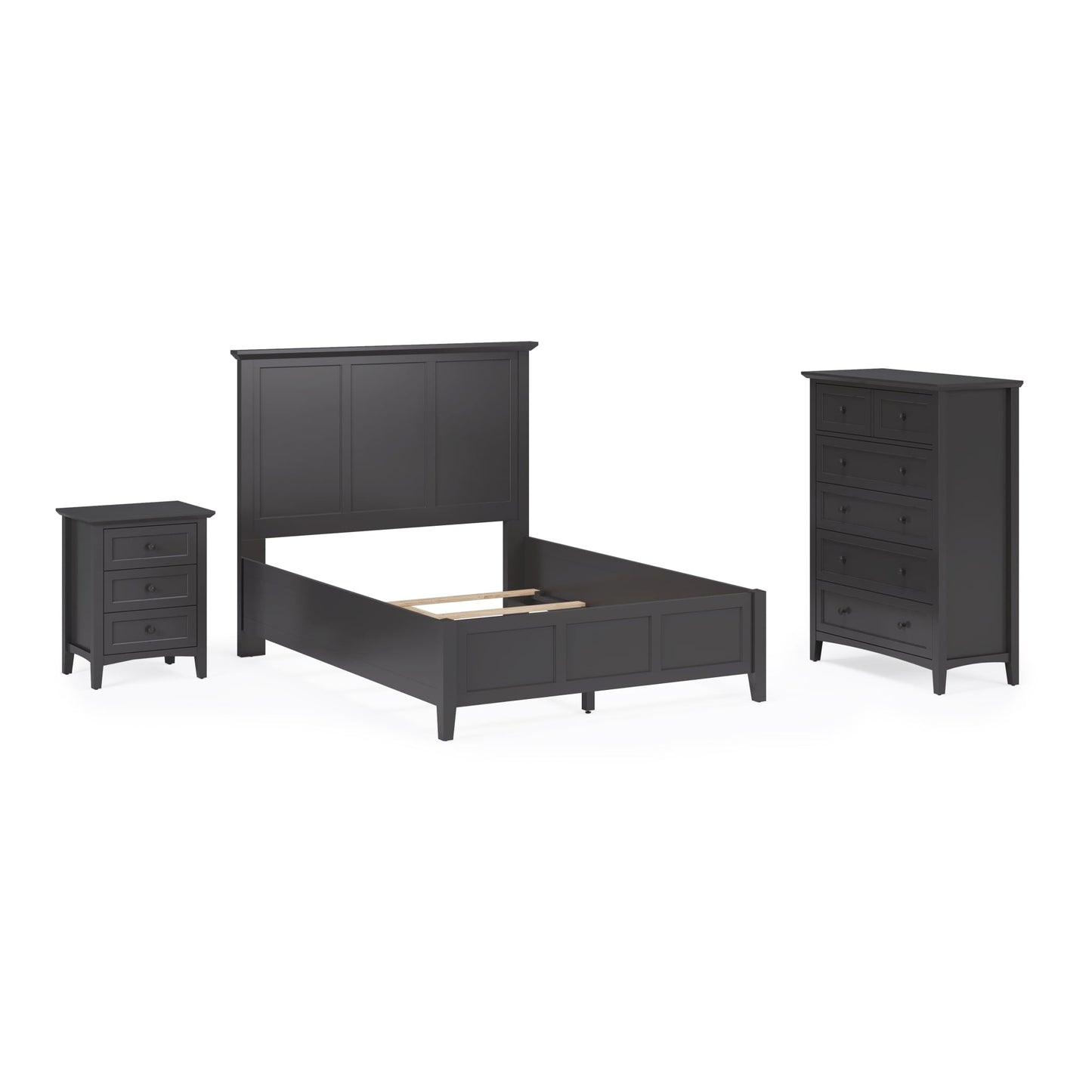Modus Modus Modus Grace Five Drawer Chest in Raven Black