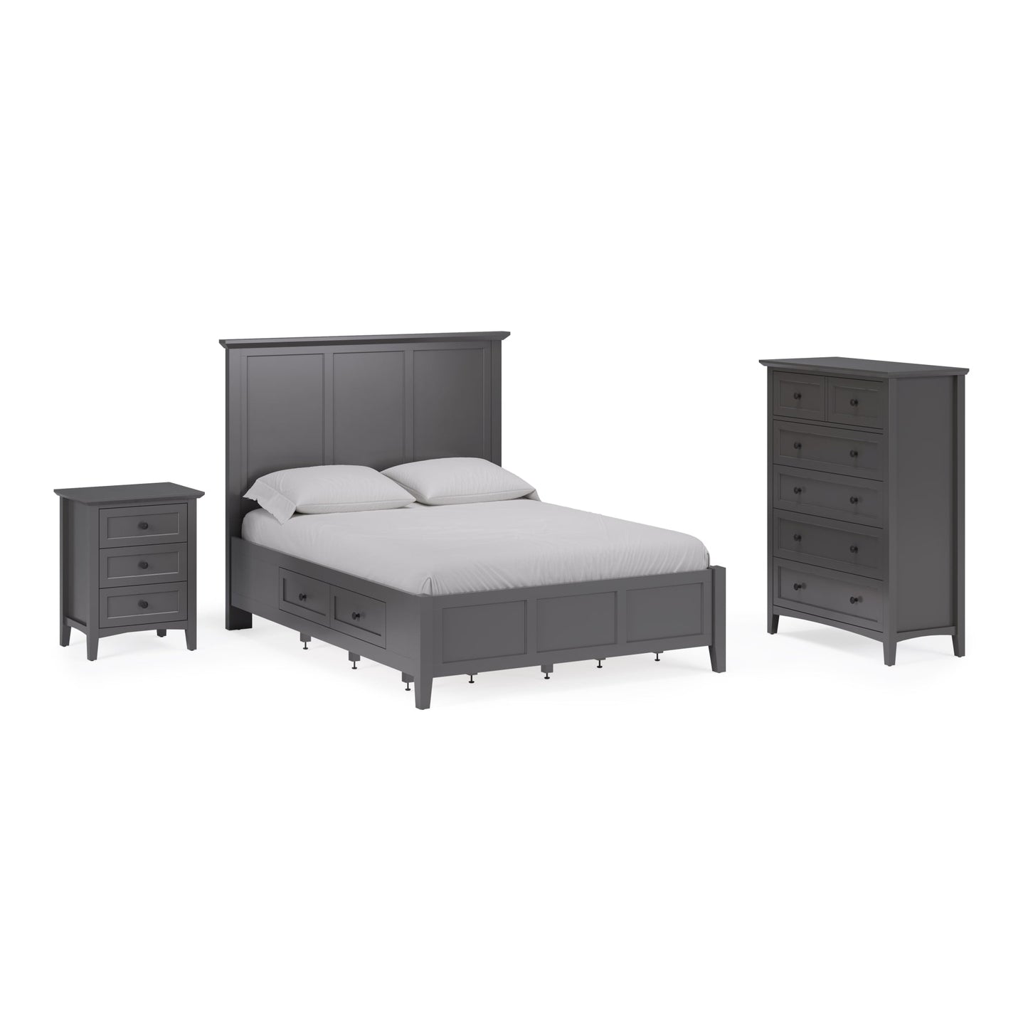 Modus Modus Modus Grace Five Drawer Chest in Raven Black