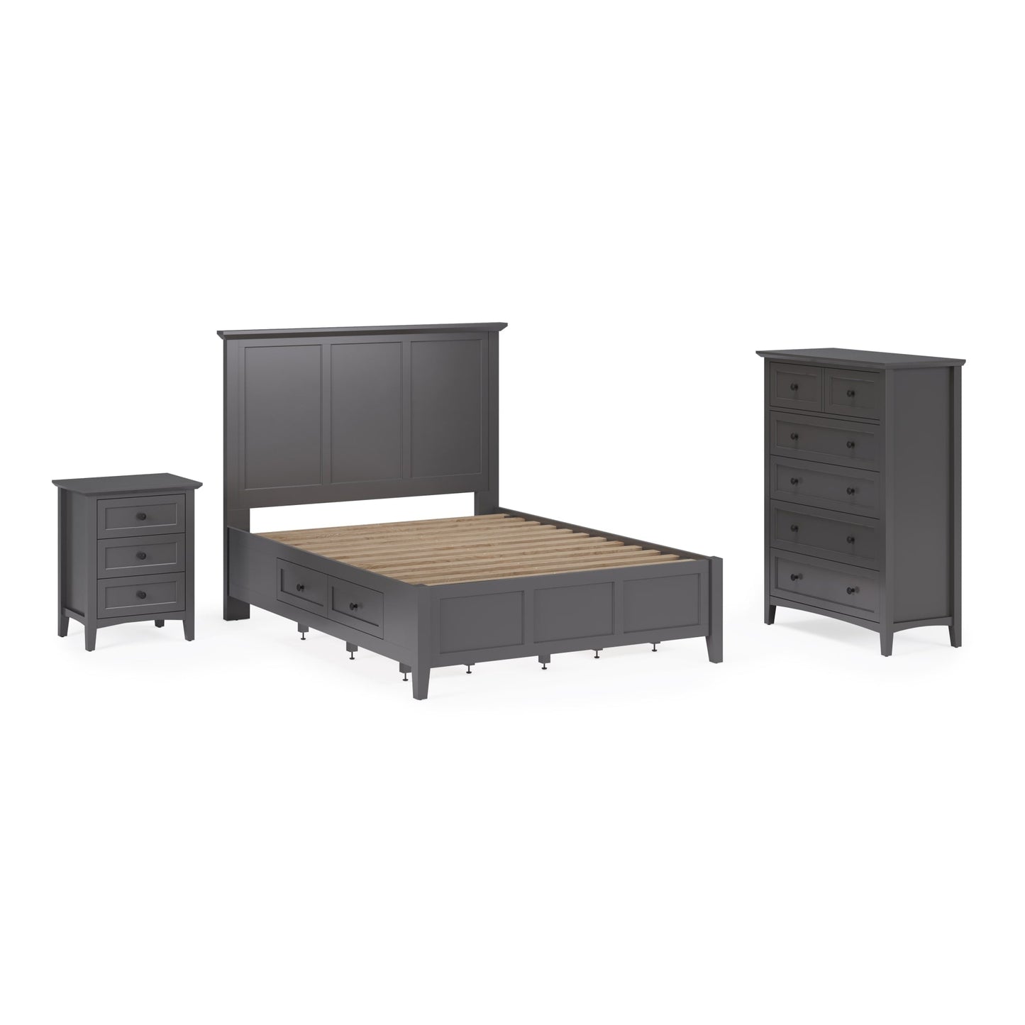 Modus Modus Modus Grace Five Drawer Chest in Raven Black