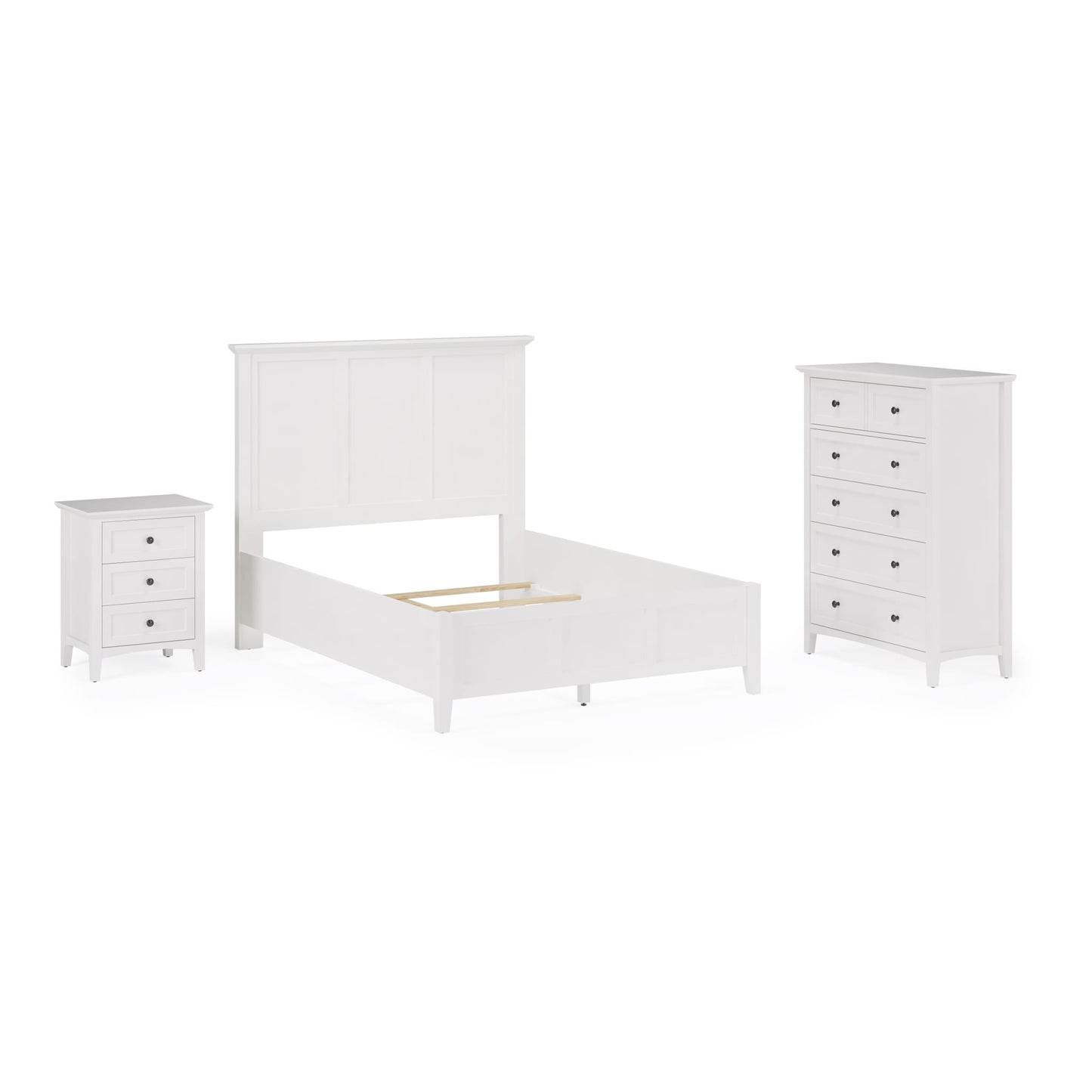 Modus Modus Modus Grace Five Drawer Chest in Snowfall White