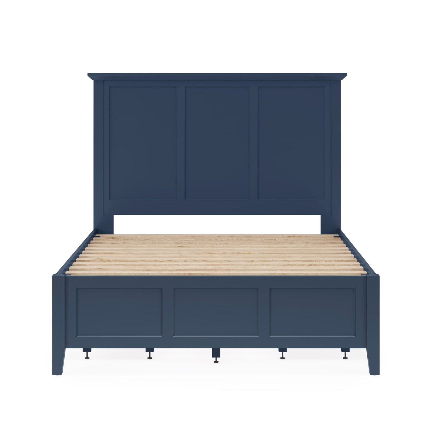 Modus Grace Four Drawer Platform Storage Bed in Blueberry