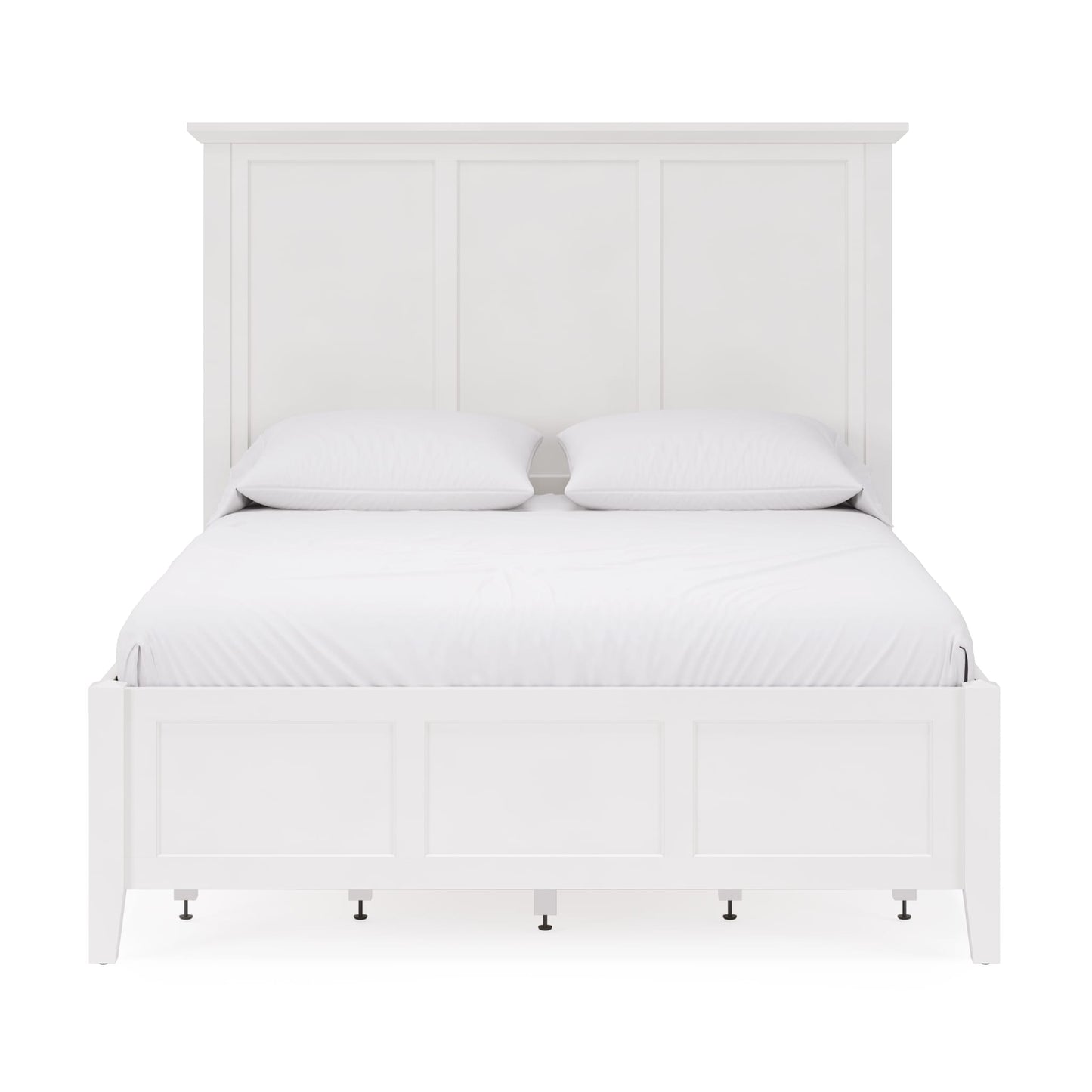 Modus Grace Four Drawer Platform Storage Bed in Snowfall White