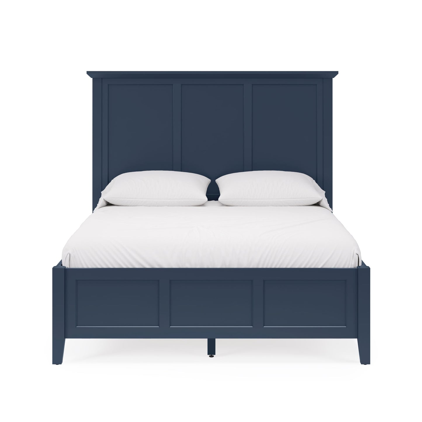 Modus Grace Three Panel Bed in Blueberry