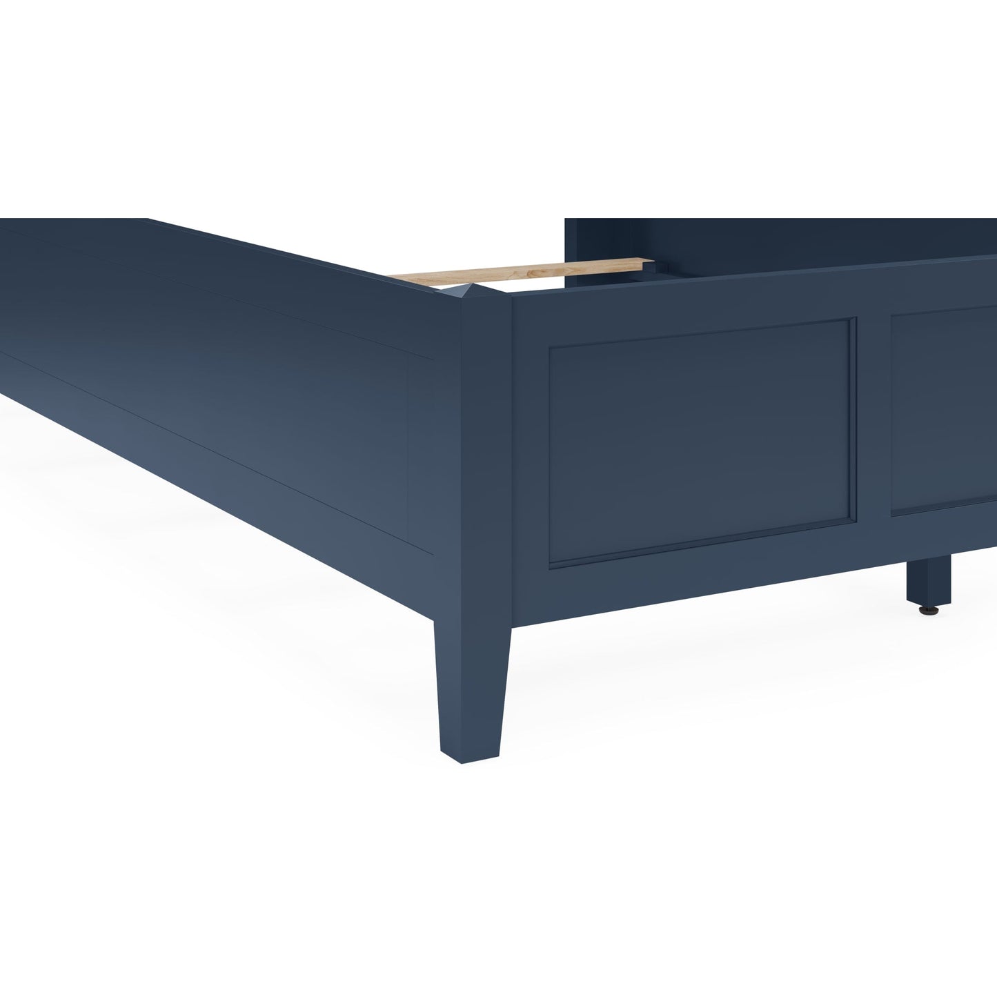 Modus Grace Three Panel Bed in Blueberry