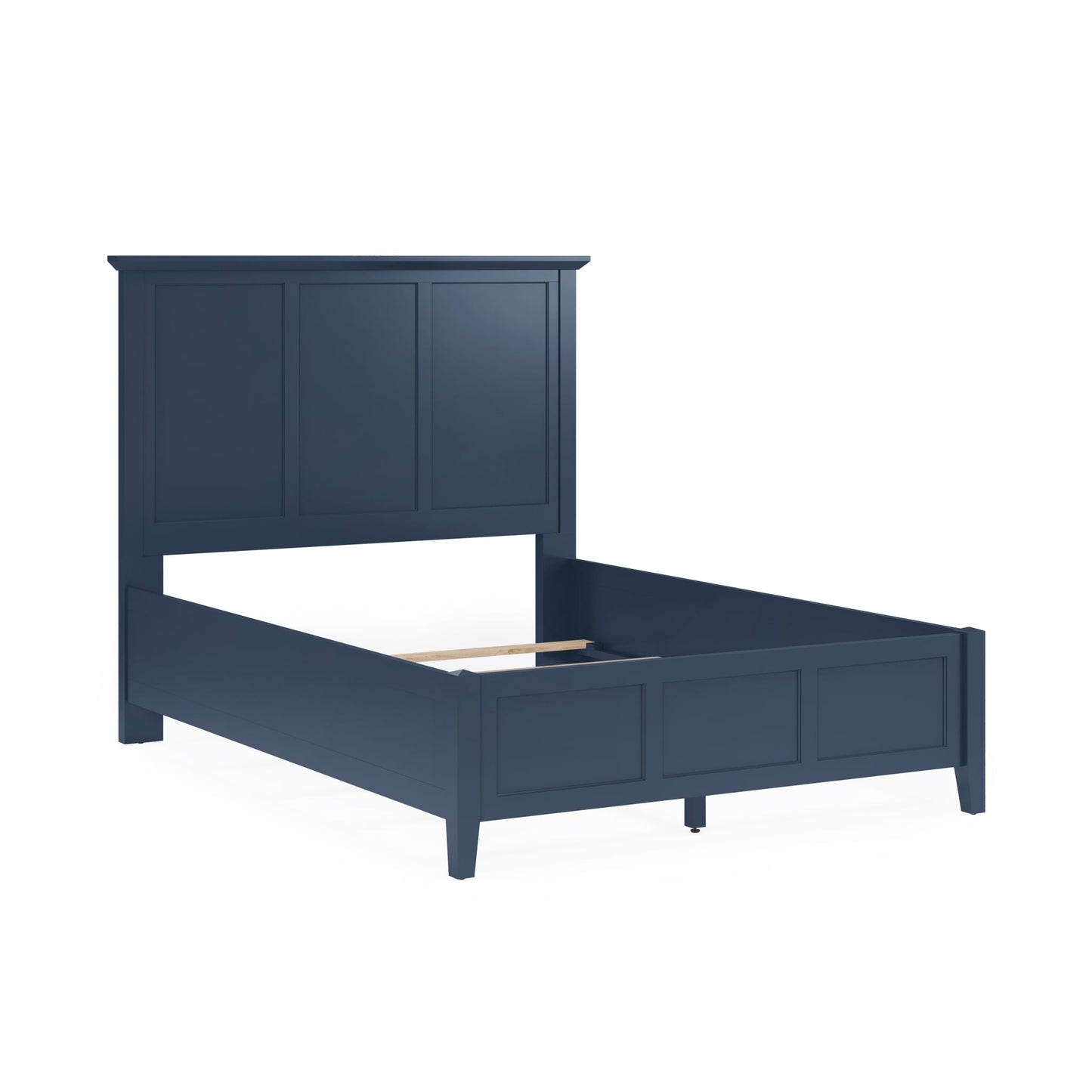 Modus Grace Three Panel Bed in Blueberry