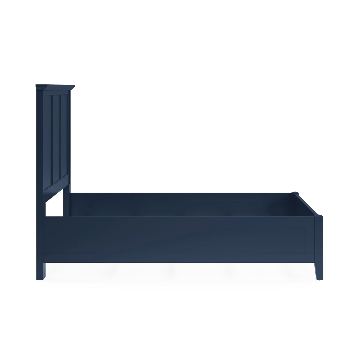 Modus Grace Three Panel Bed in Blueberry