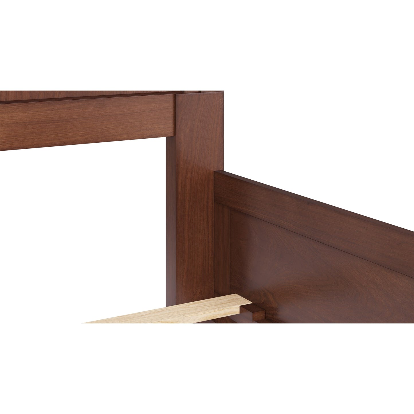 Modus Grace Three Panel Bed in Dark Mocha