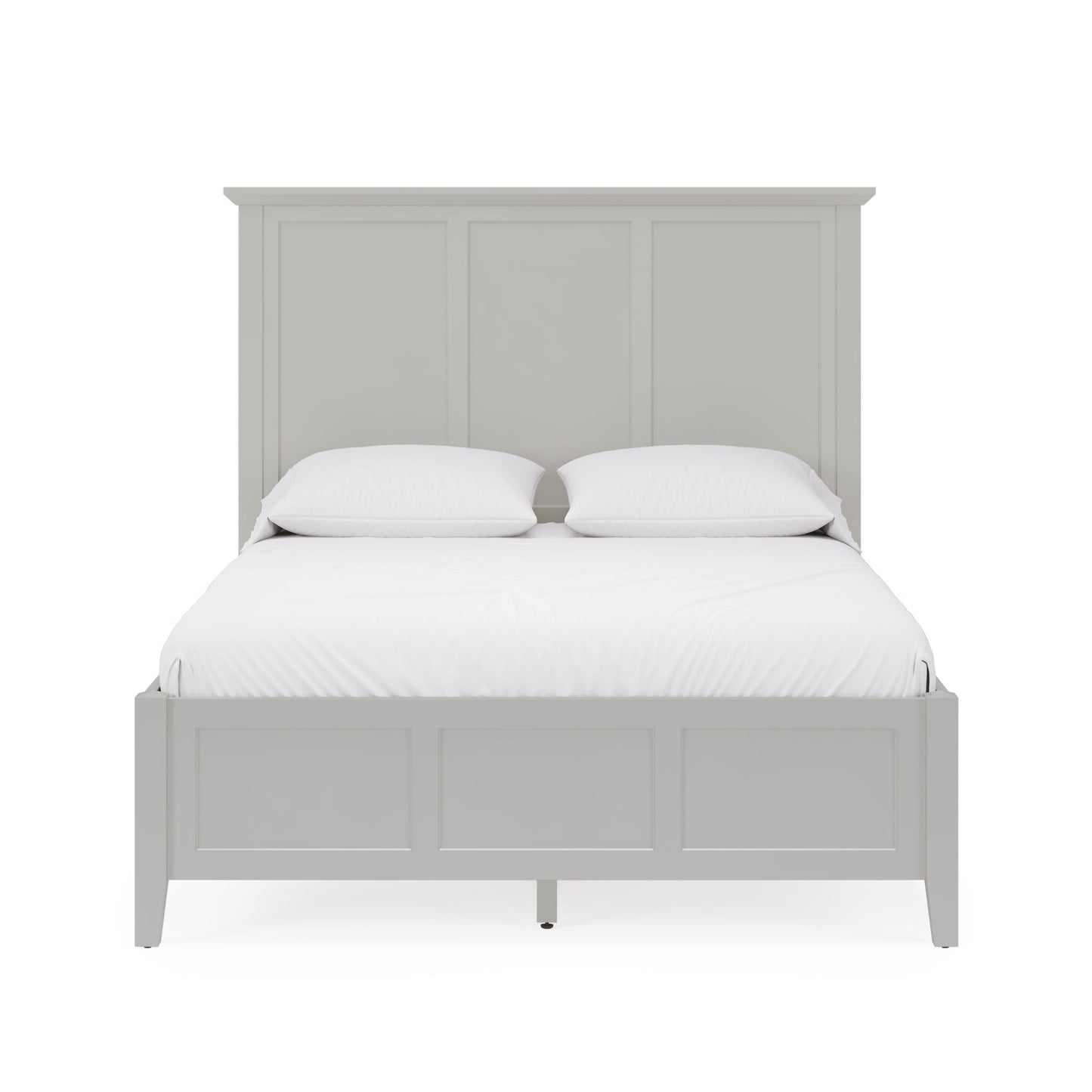 Modus Grace Three Panel Bed in Elephant Grey