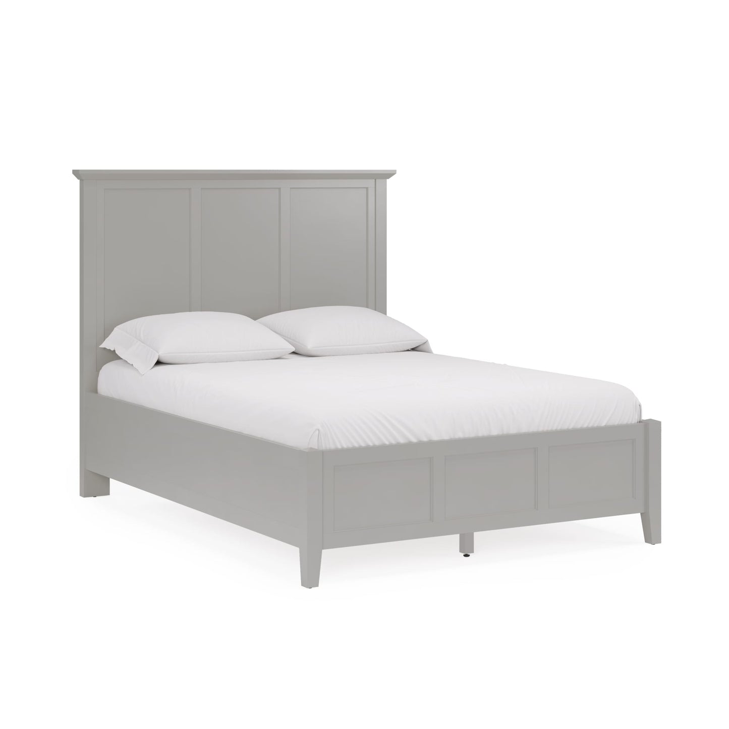 Modus Grace Three Panel Bed in Elephant Grey