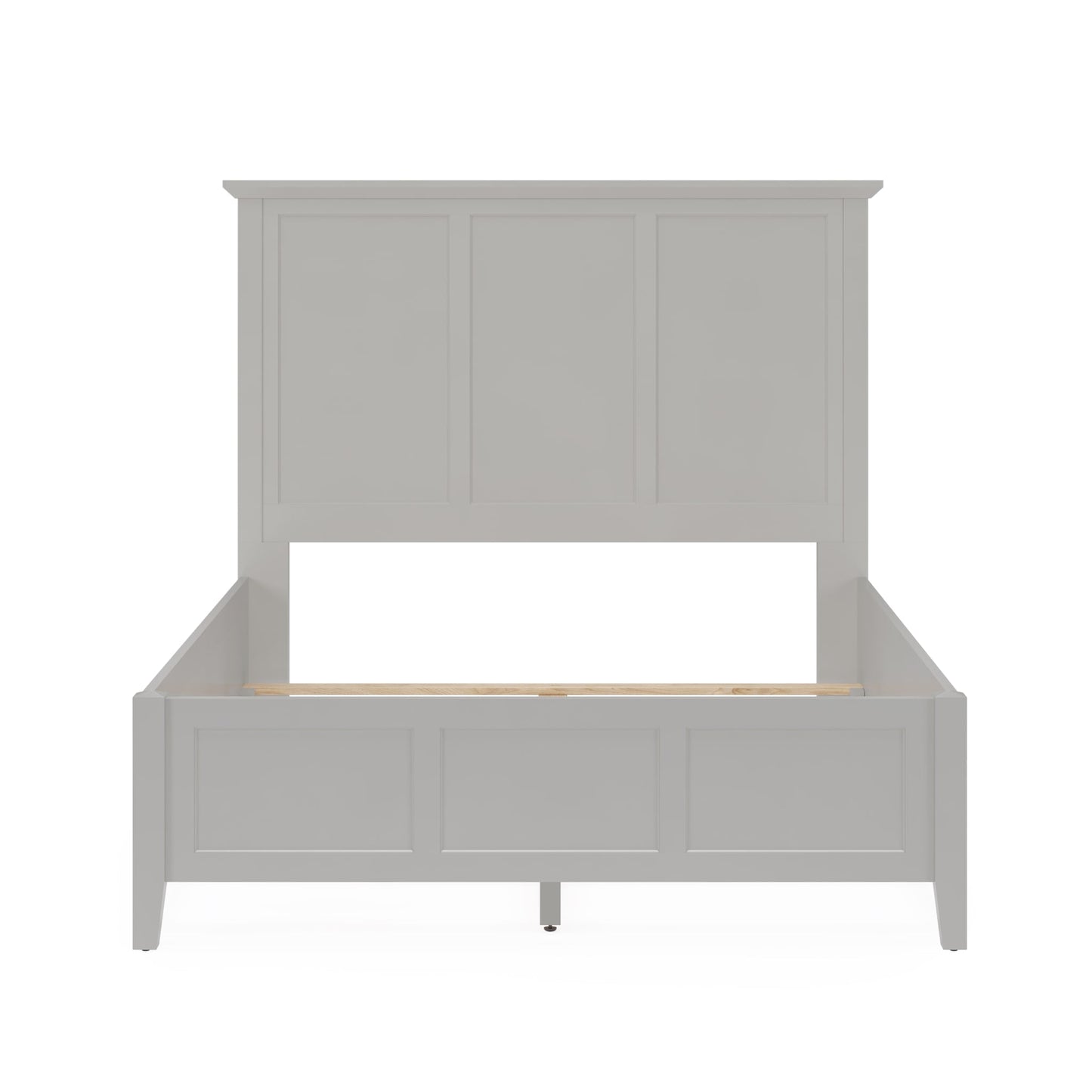 Modus Grace Three Panel Bed in Elephant Grey