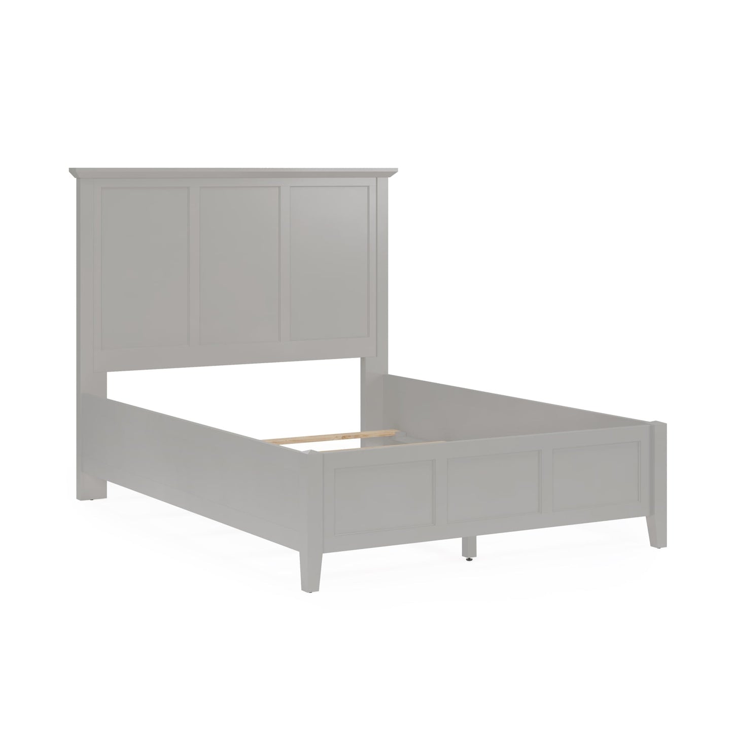Modus Grace Three Panel Bed in Elephant Grey
