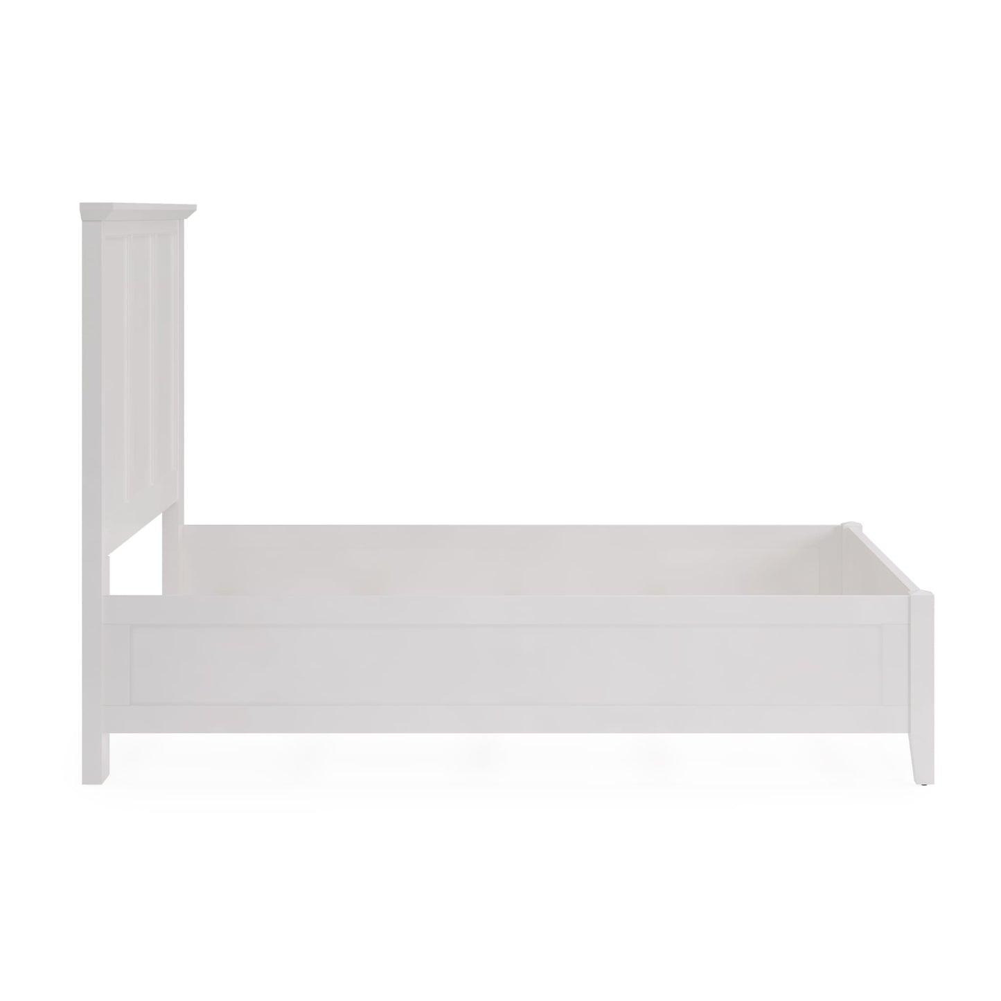 Modus Grace Three Panel Bed in Snowfall White