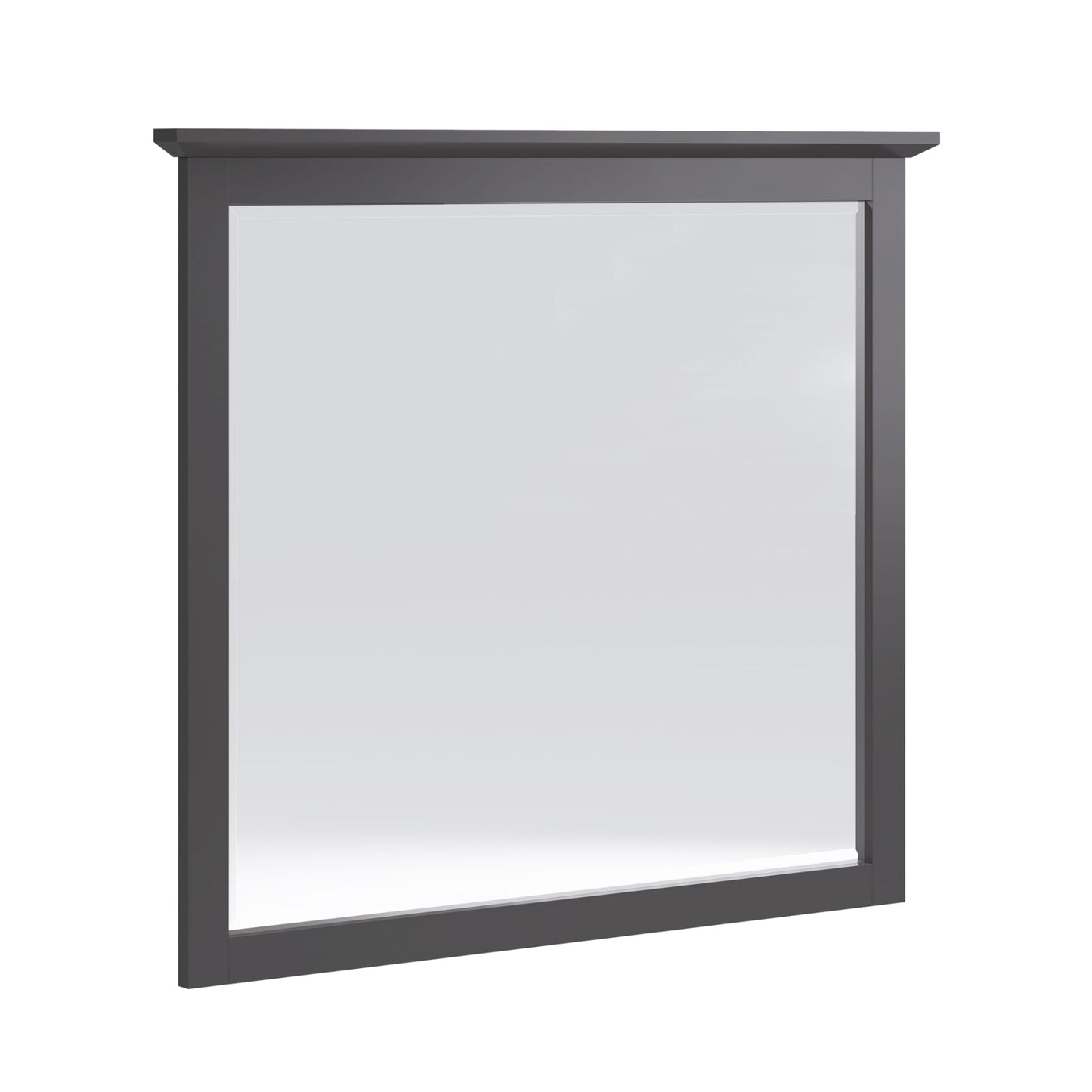 Modus Grace Wall or Dresser Mirror in Raven Black