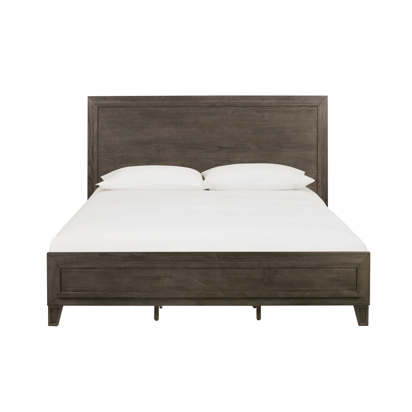 Modus Hadley Solid Wood Panel Bed in Onyx