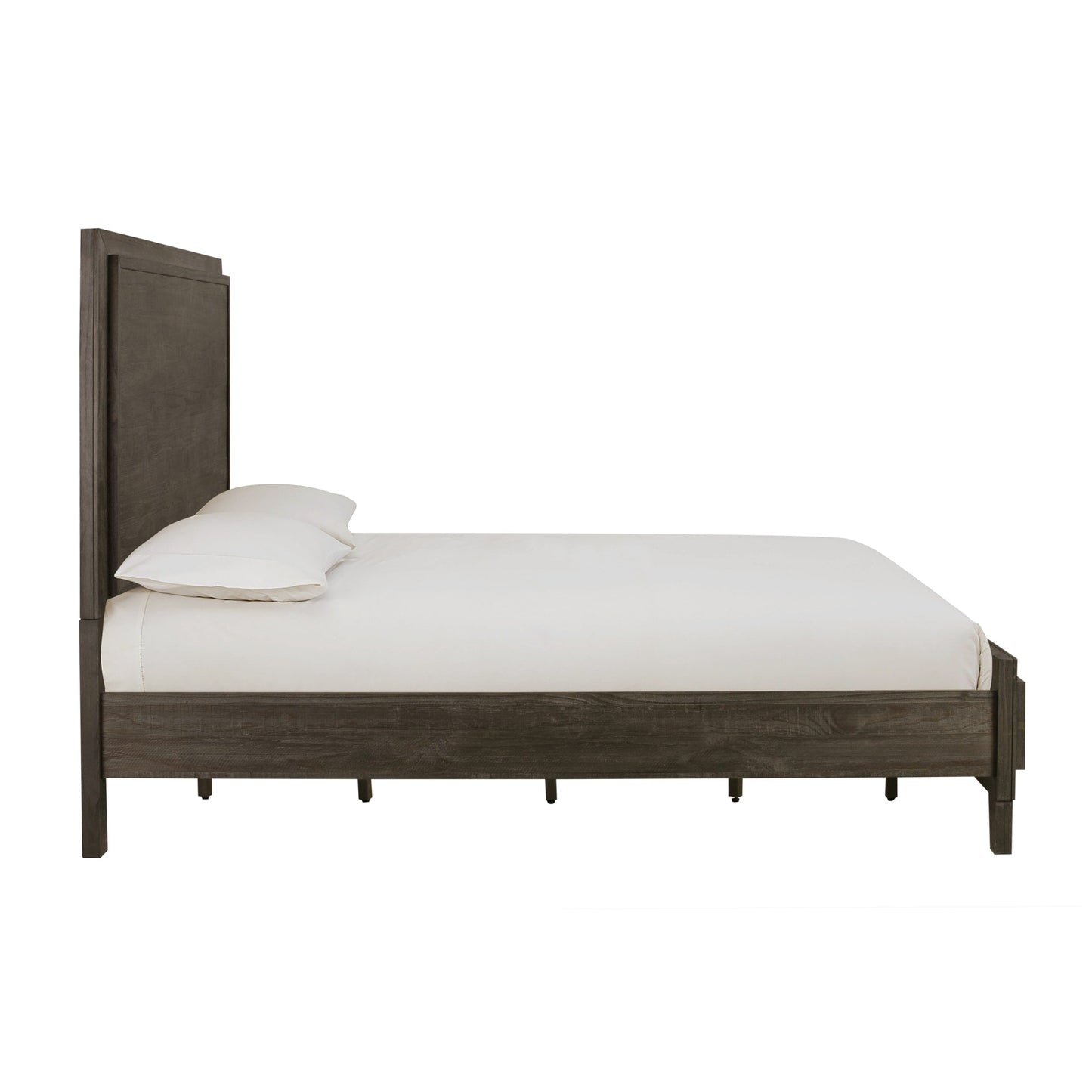 Modus Hadley Solid Wood Panel Bed in Onyx