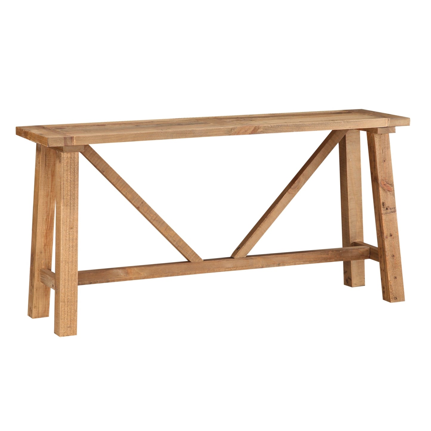 Modus Harby Reclaimed Wood Console Table in Rustic Tawny