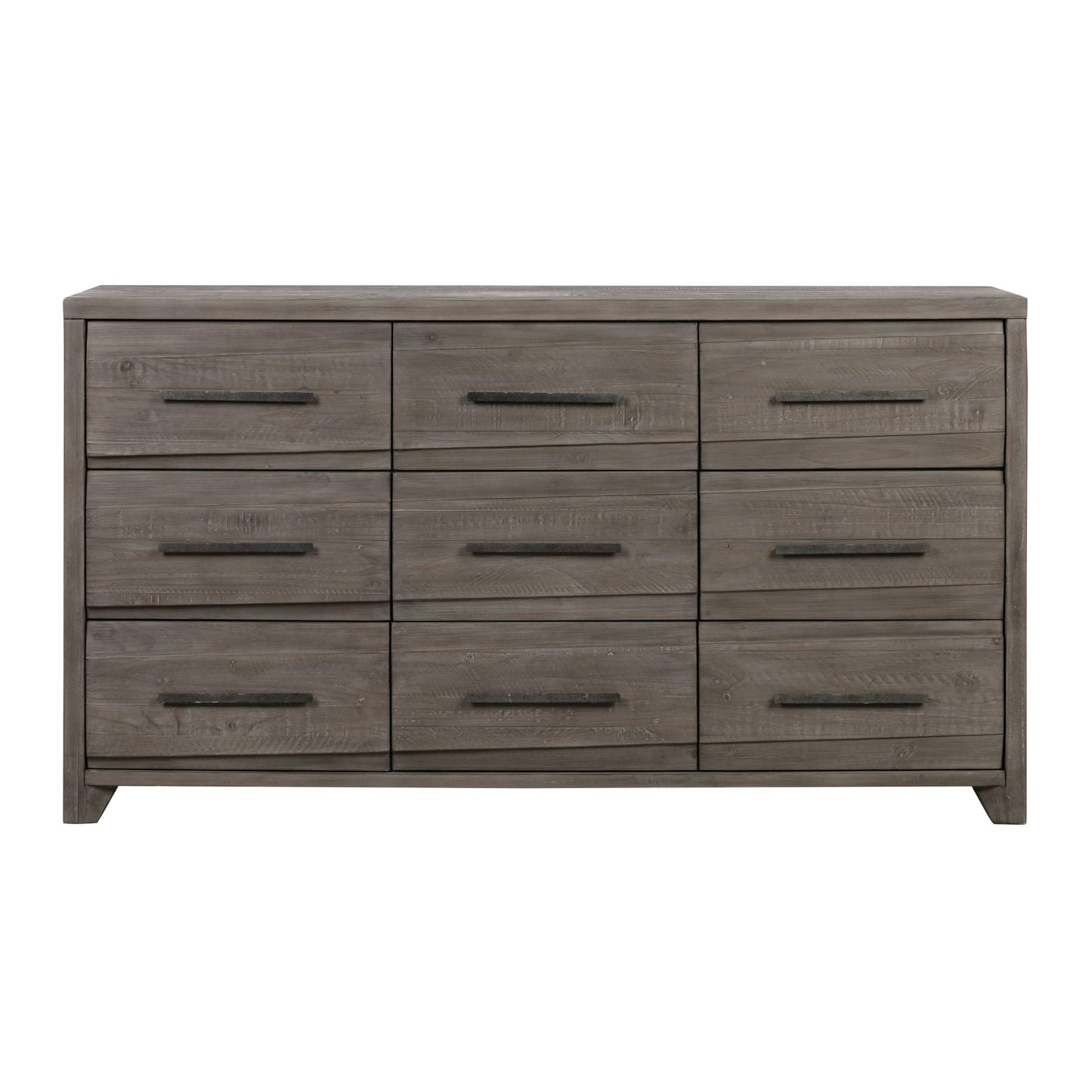 Modus Hearst Solid Wood Nine-Drawer Dresser in Sahara Tan