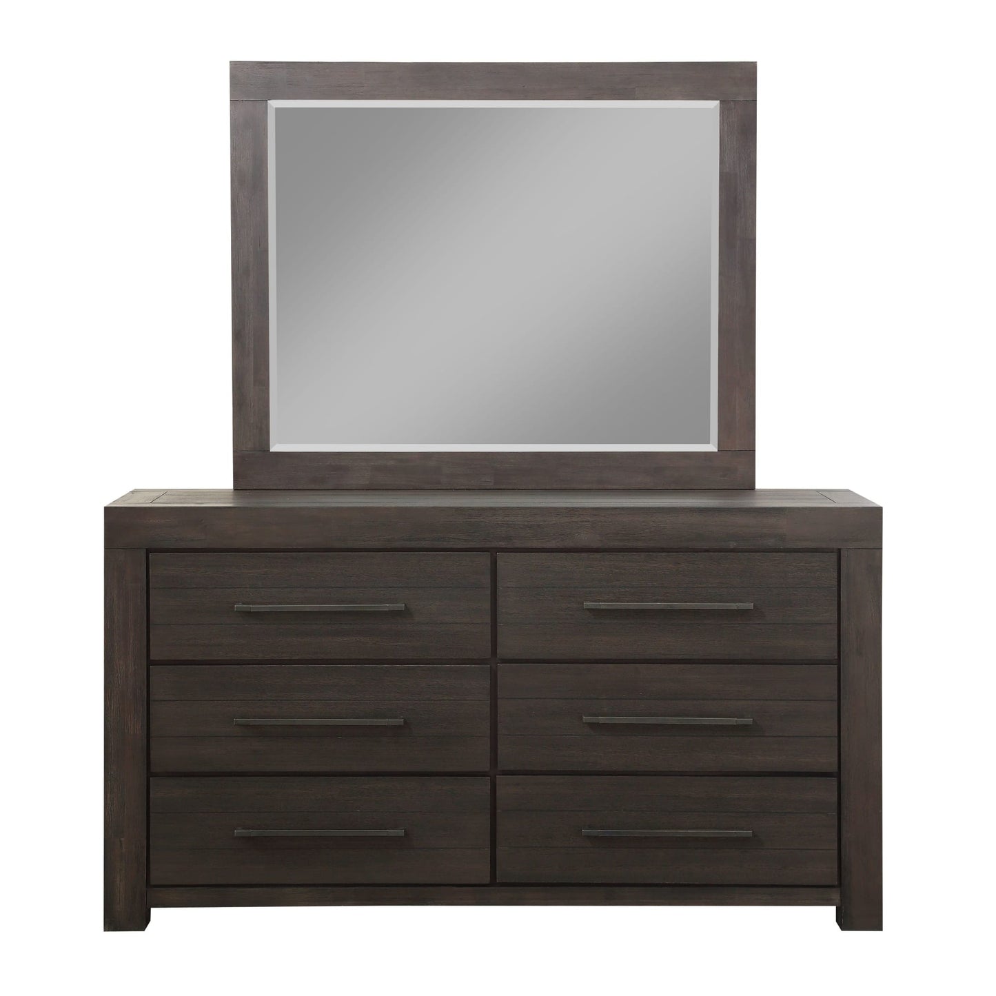 Modus Heath Six Drawer Dresser in Basalt Grey