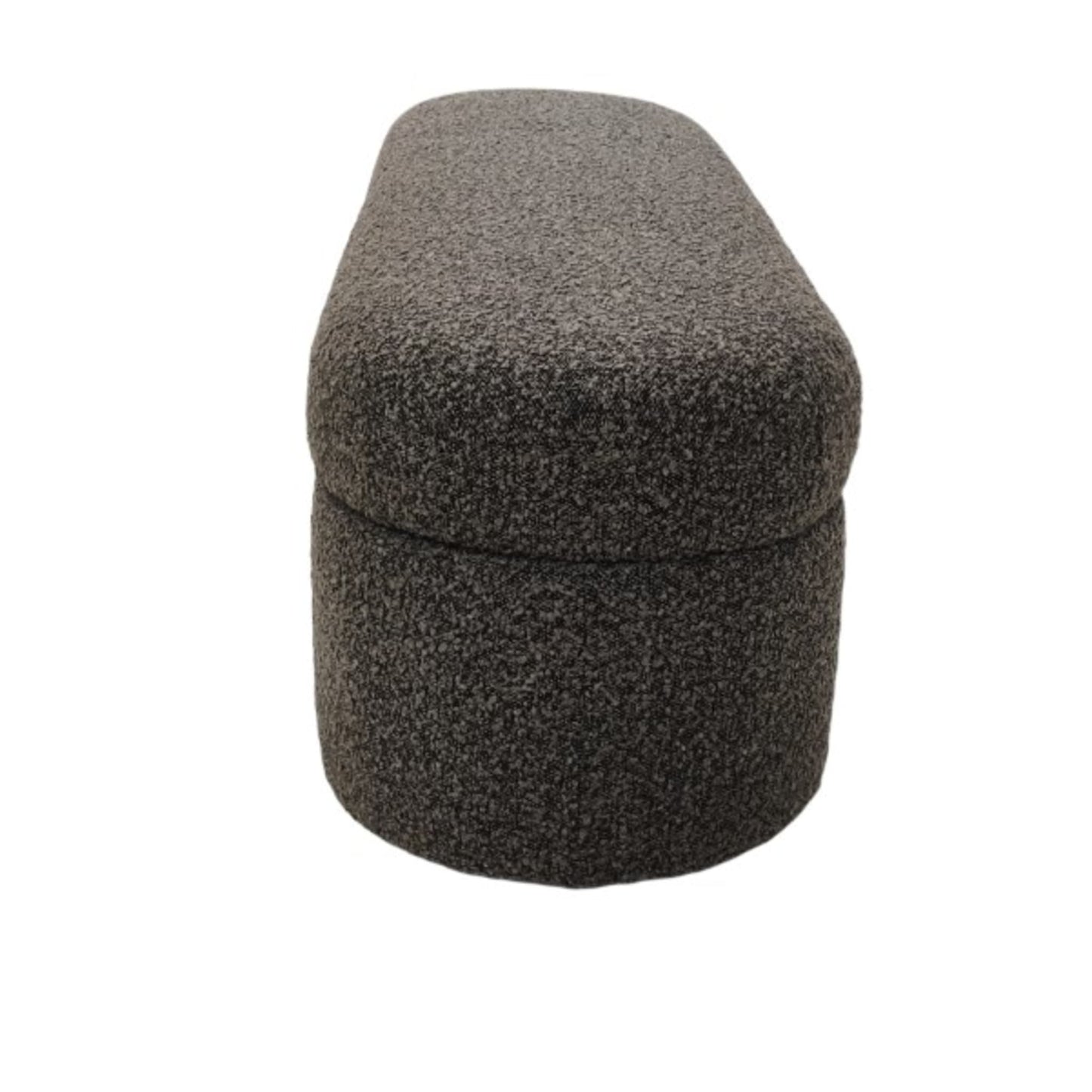 Modus Kiki Upholstered Hinged Storage Bench in Pumpernickel Boucle