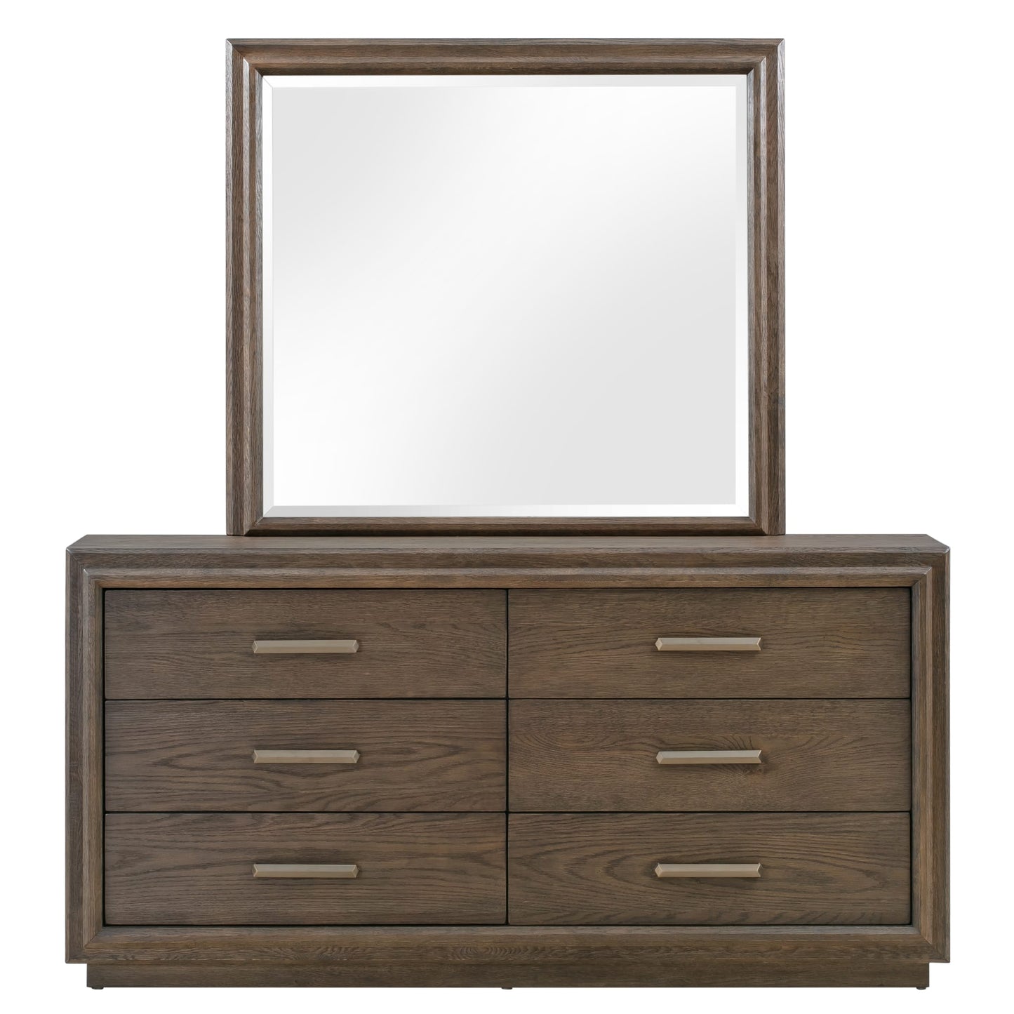 Modus Lawson Solid Oak Mirror in Big Bear Brown