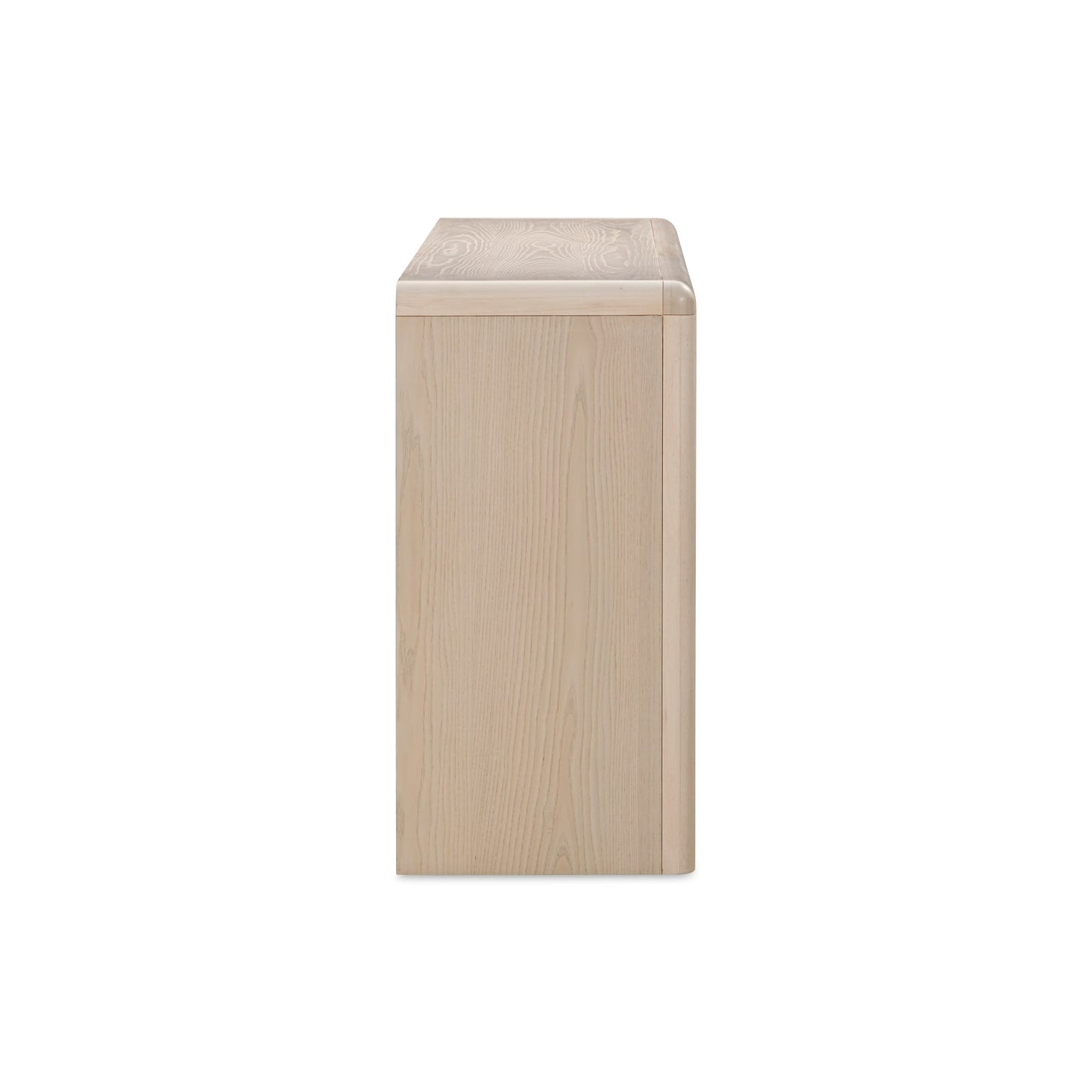 Modus Liv Four Door Ash Wood Sideboard in White Sand