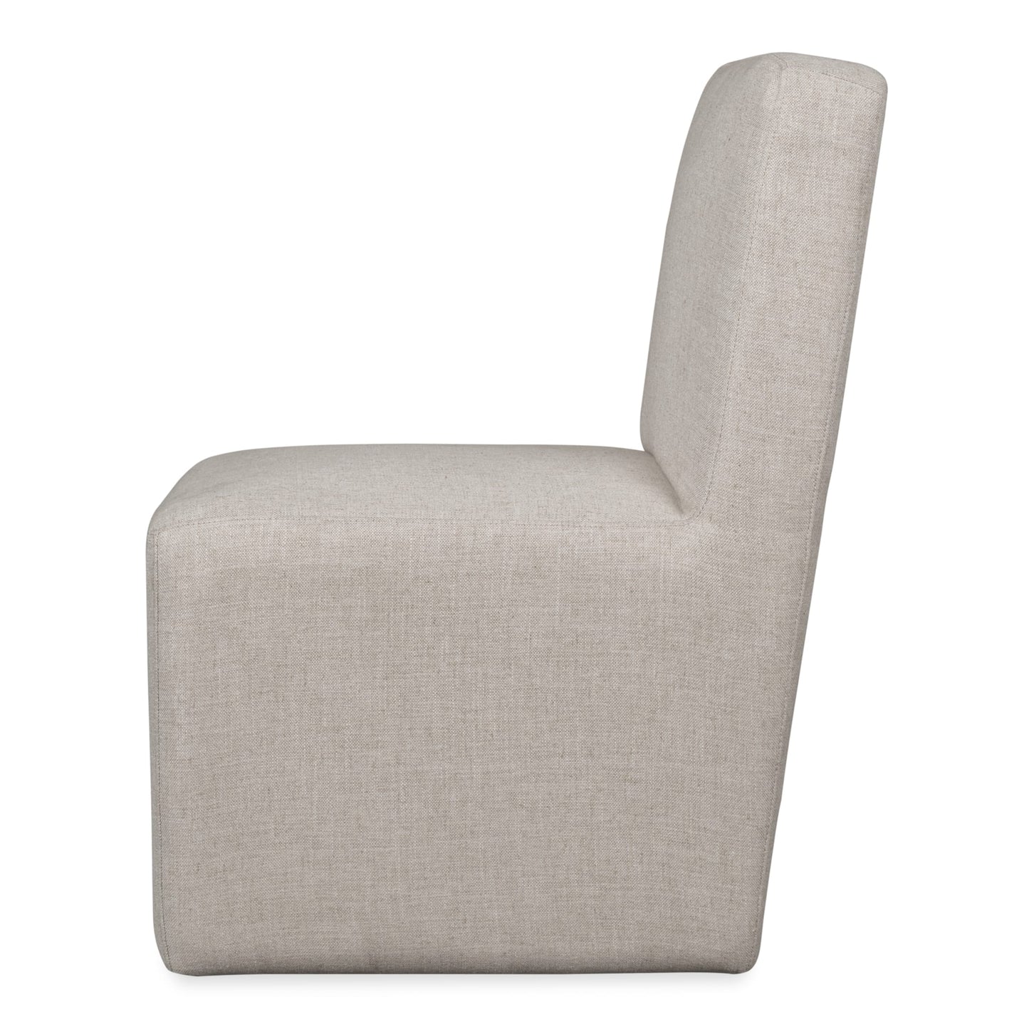 Modus Liv Fully Upholstered Dining Chair in Natural Linen