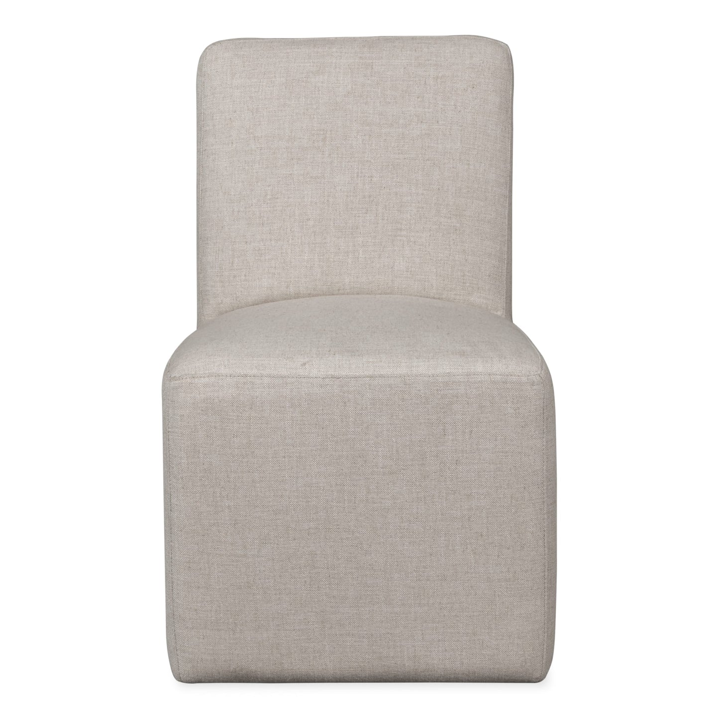 Modus Liv Fully Upholstered Dining Chair in Natural Linen
