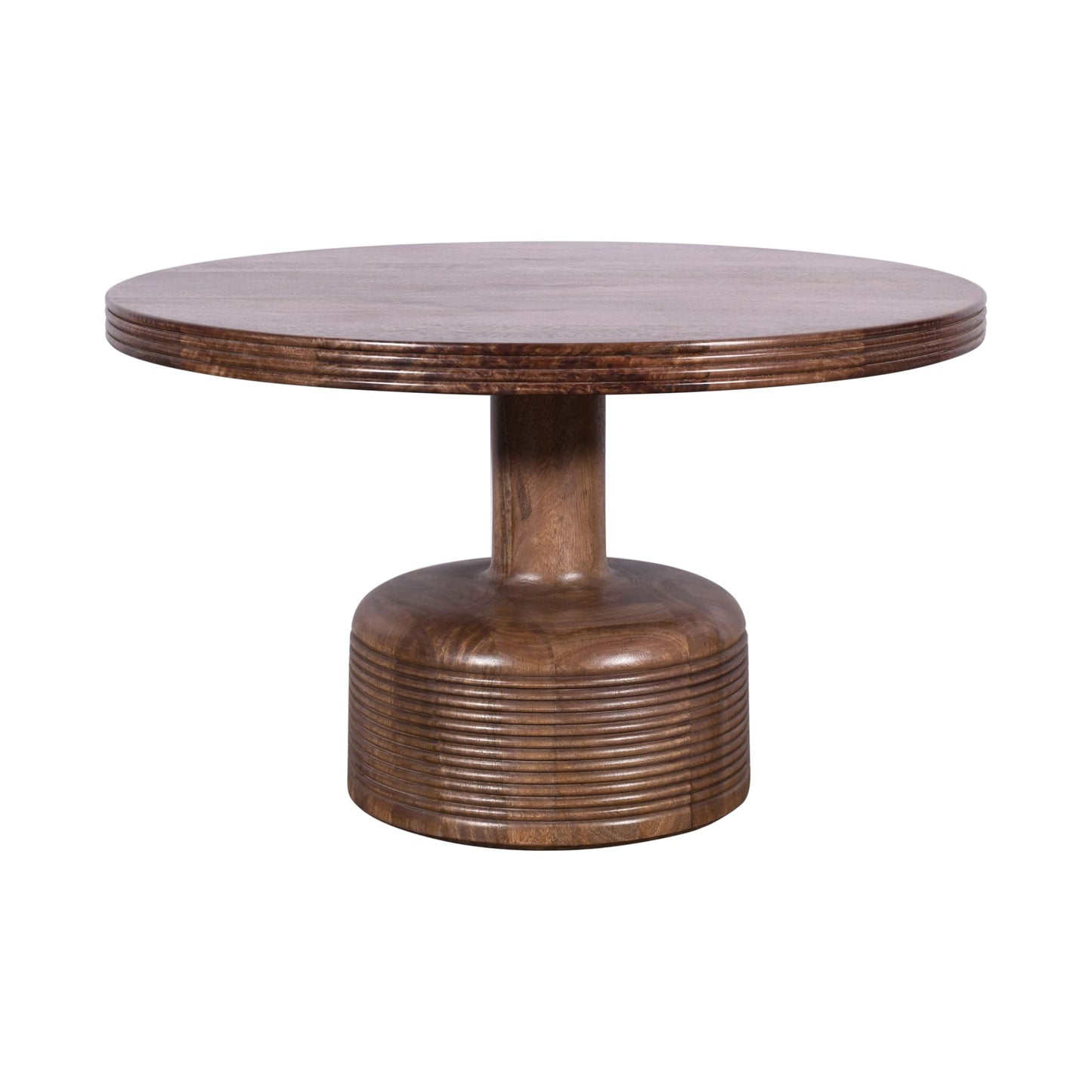 Modus Modus Liyana Solid Wood Round Coffee Table in Natural Tan