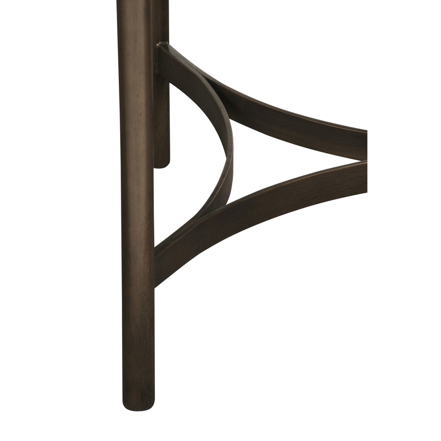 Modus Lyon Round Natural Concrete and Metal Side Table