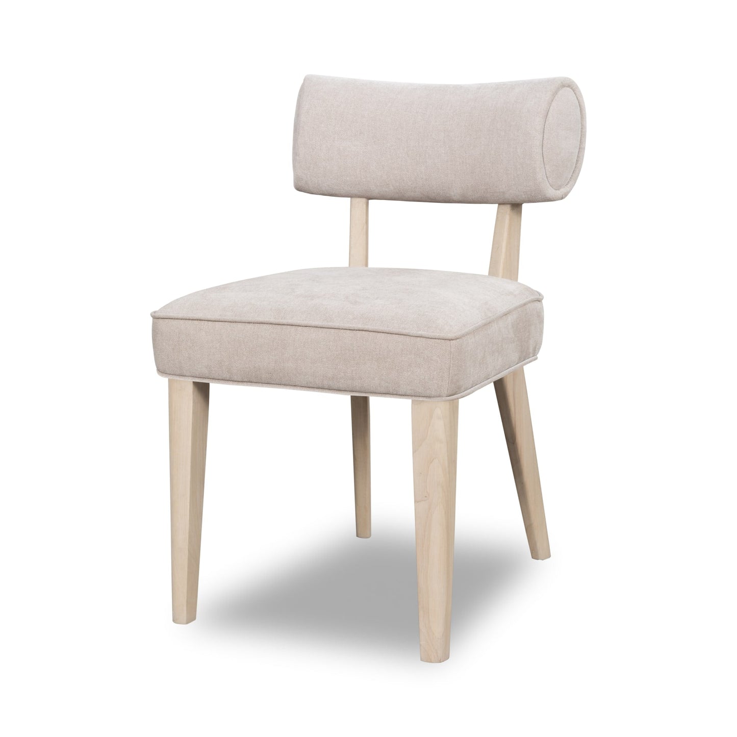 Modus Magnolia Wood Frame Upholstered Dining Chair in Brown Sugar Chenille