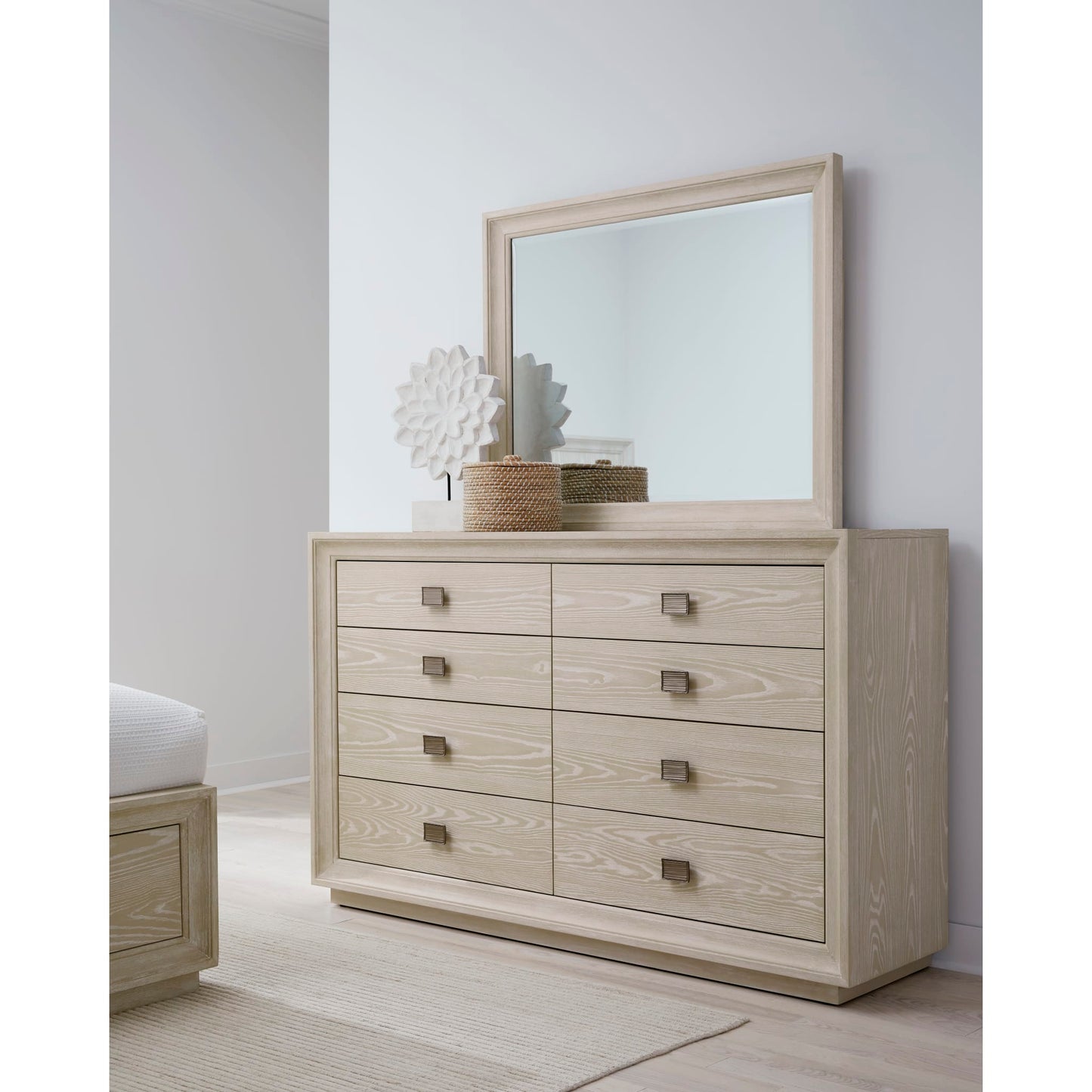Modus Maxime Eight Drawer Dresser in Ash