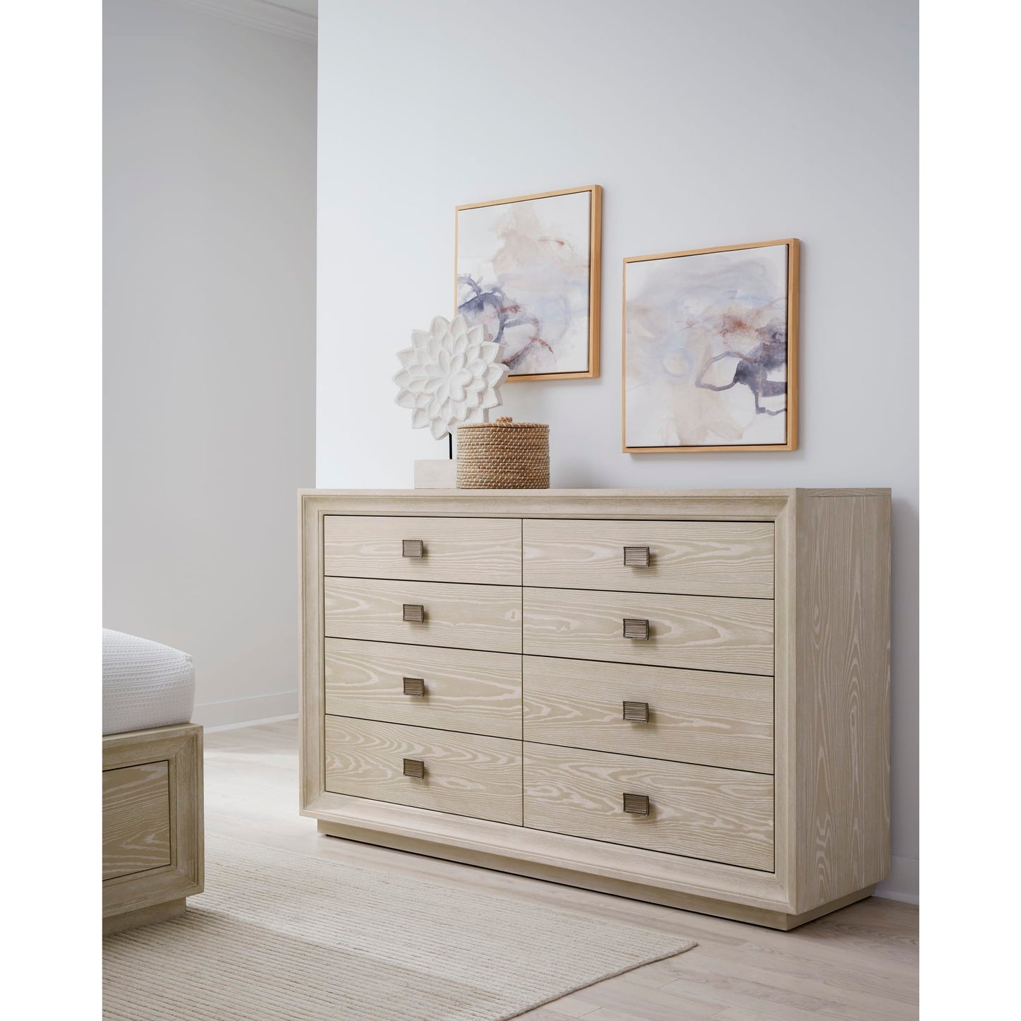 Modus Maxime Eight Drawer Dresser in Ash