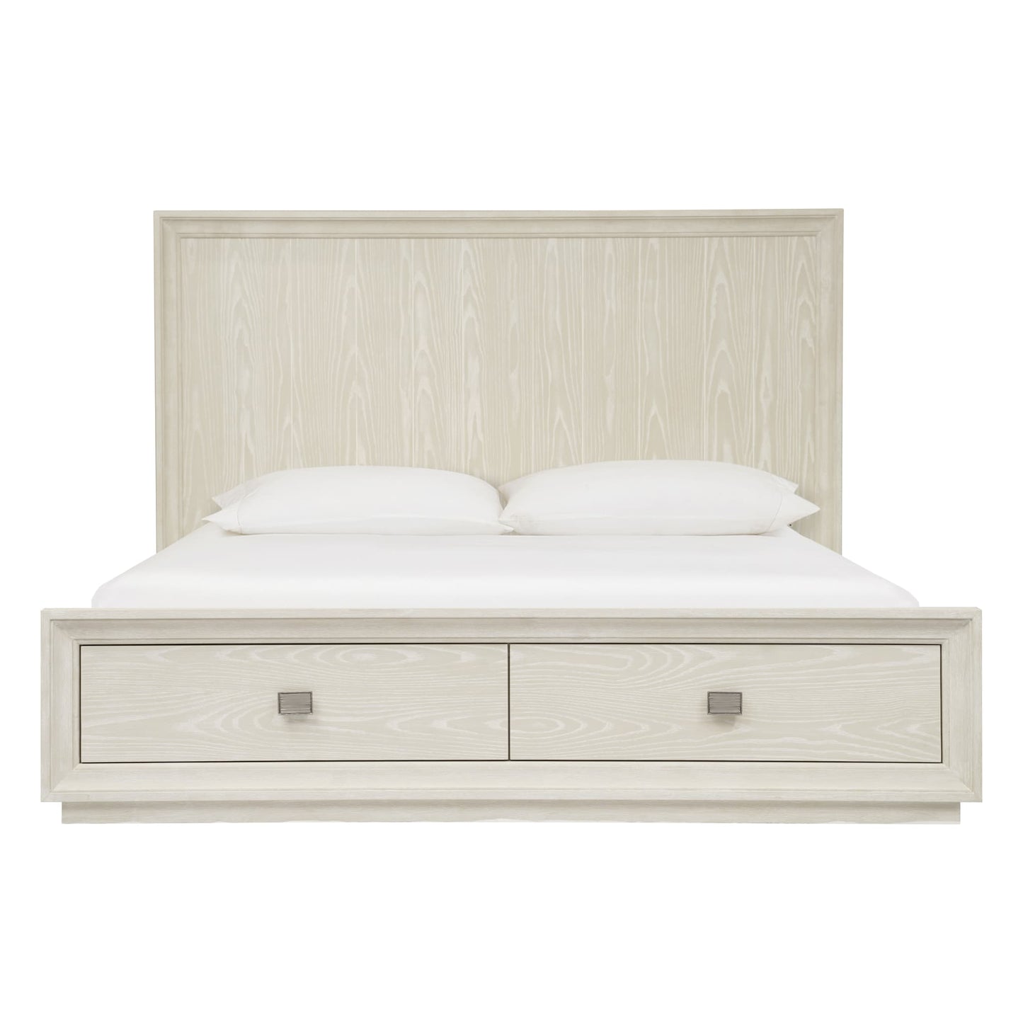 Modus Maxime Two Drawer Footboard Storage Platform Bed In Ash