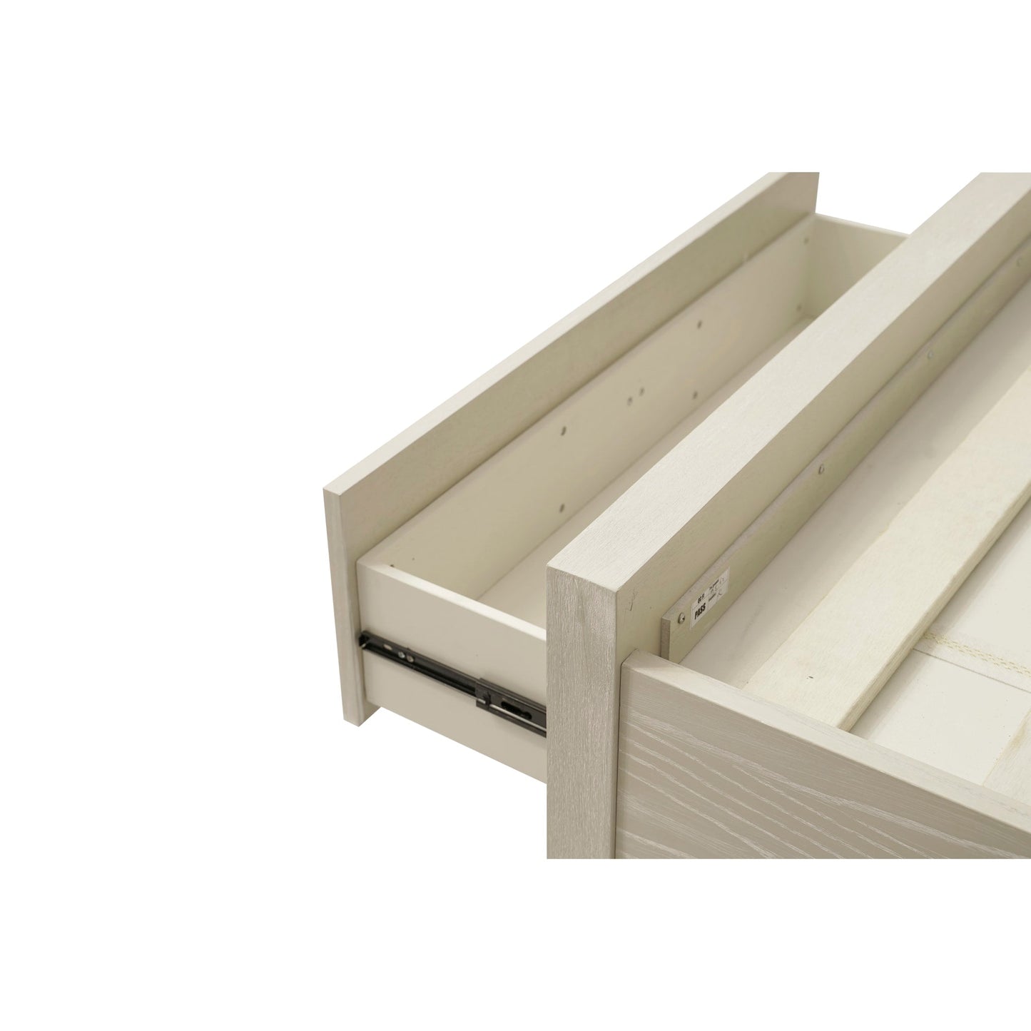 Modus Maxime Two Drawer Footboard Storage Platform Bed In Ash