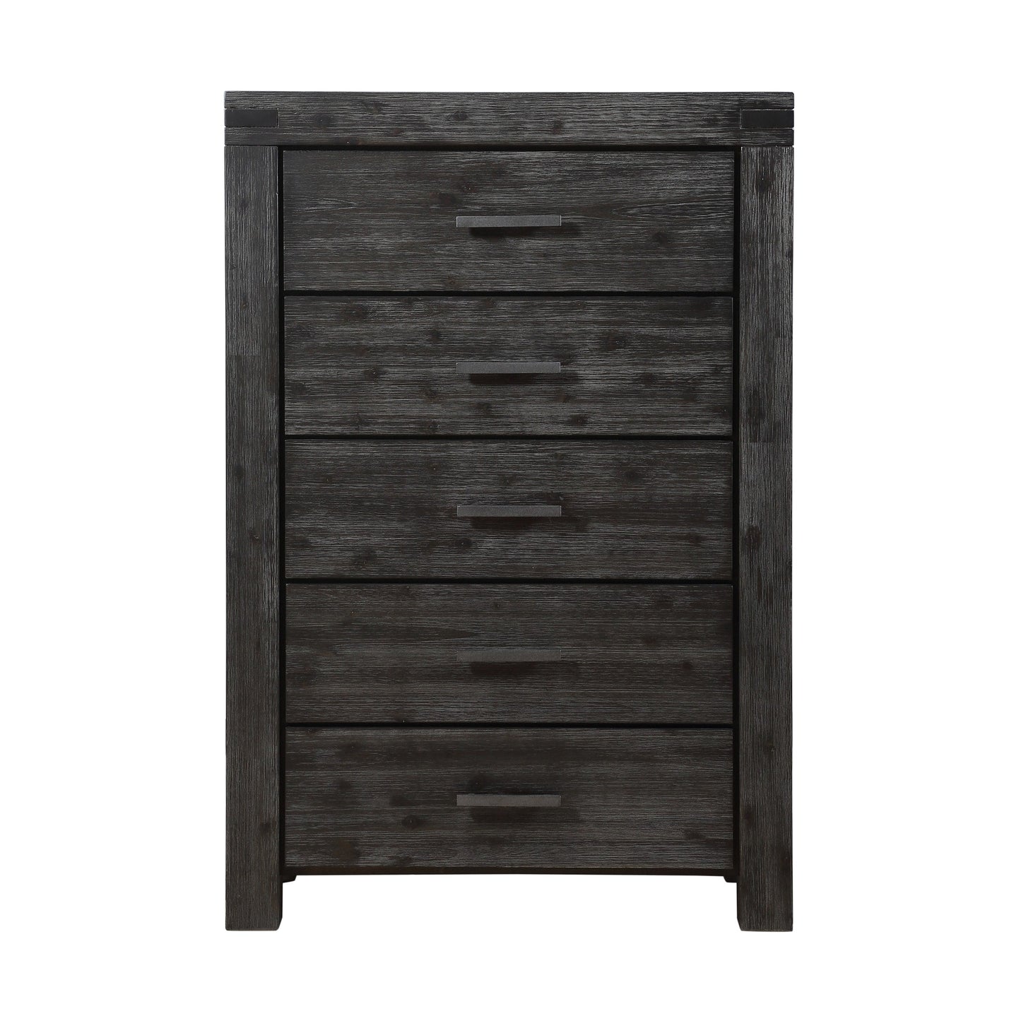 Modus Modus Modus Meadow Five Drawer Solid Wood Chest in Graphite