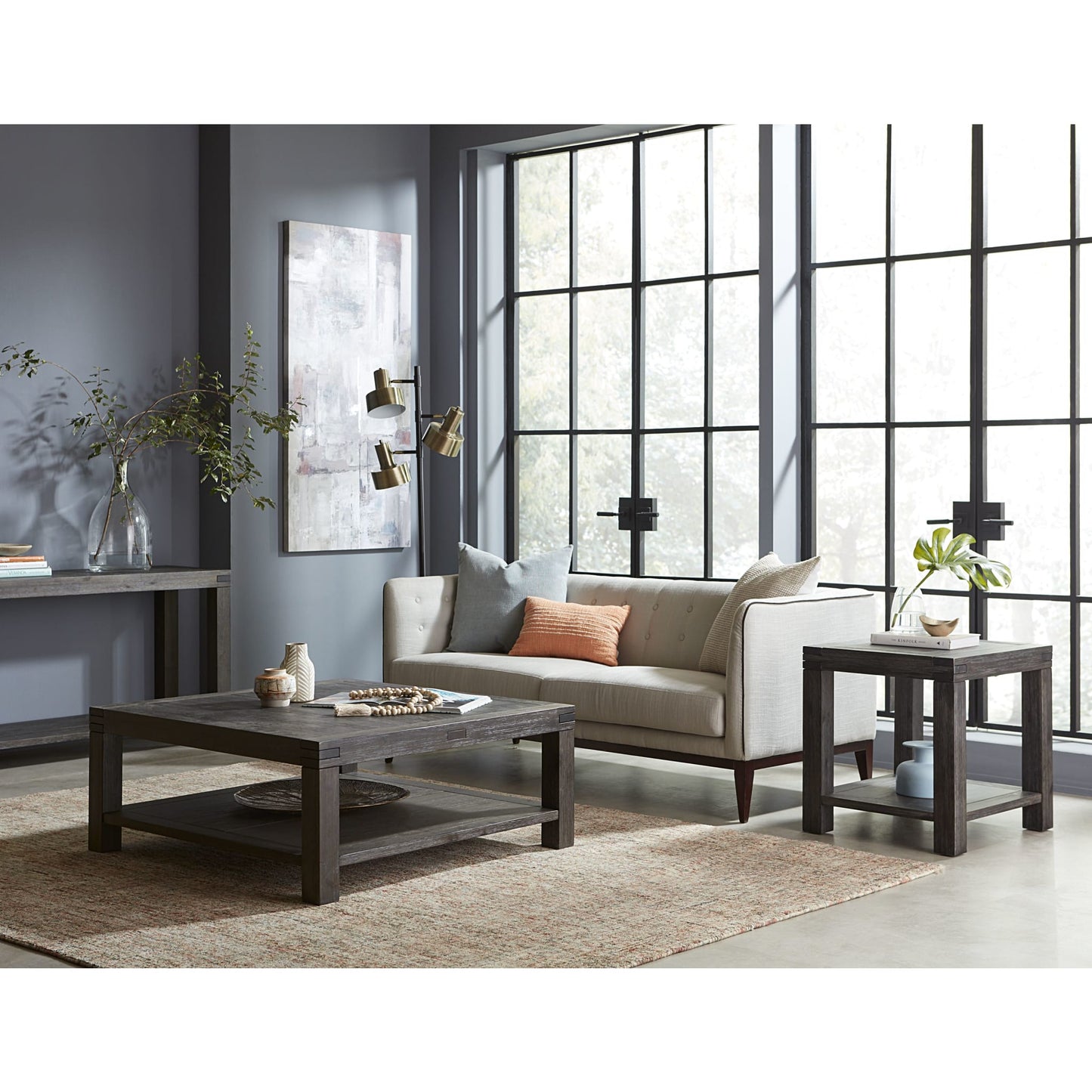 Modus Meadow Solid Console Table in Graphite