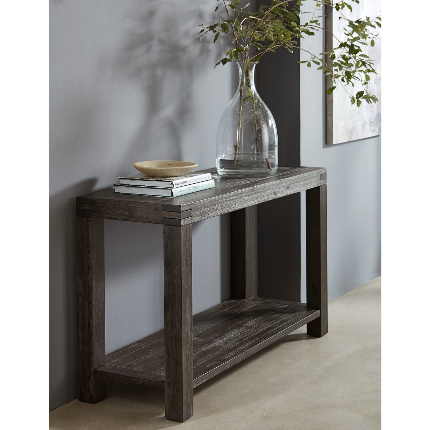 Modus Meadow Solid Console Table in Graphite