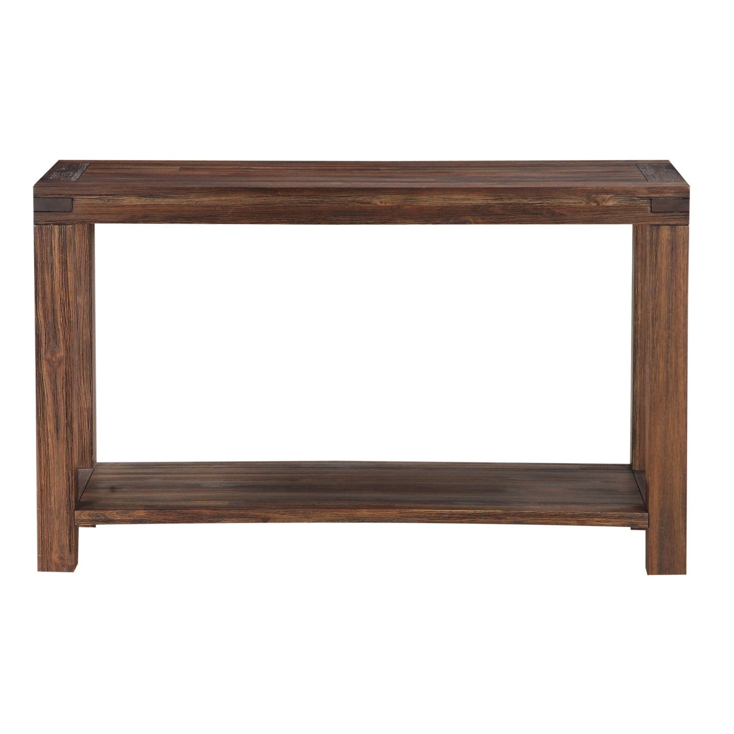 Modus Meadow Solid Wood Console Table in Brick Brown