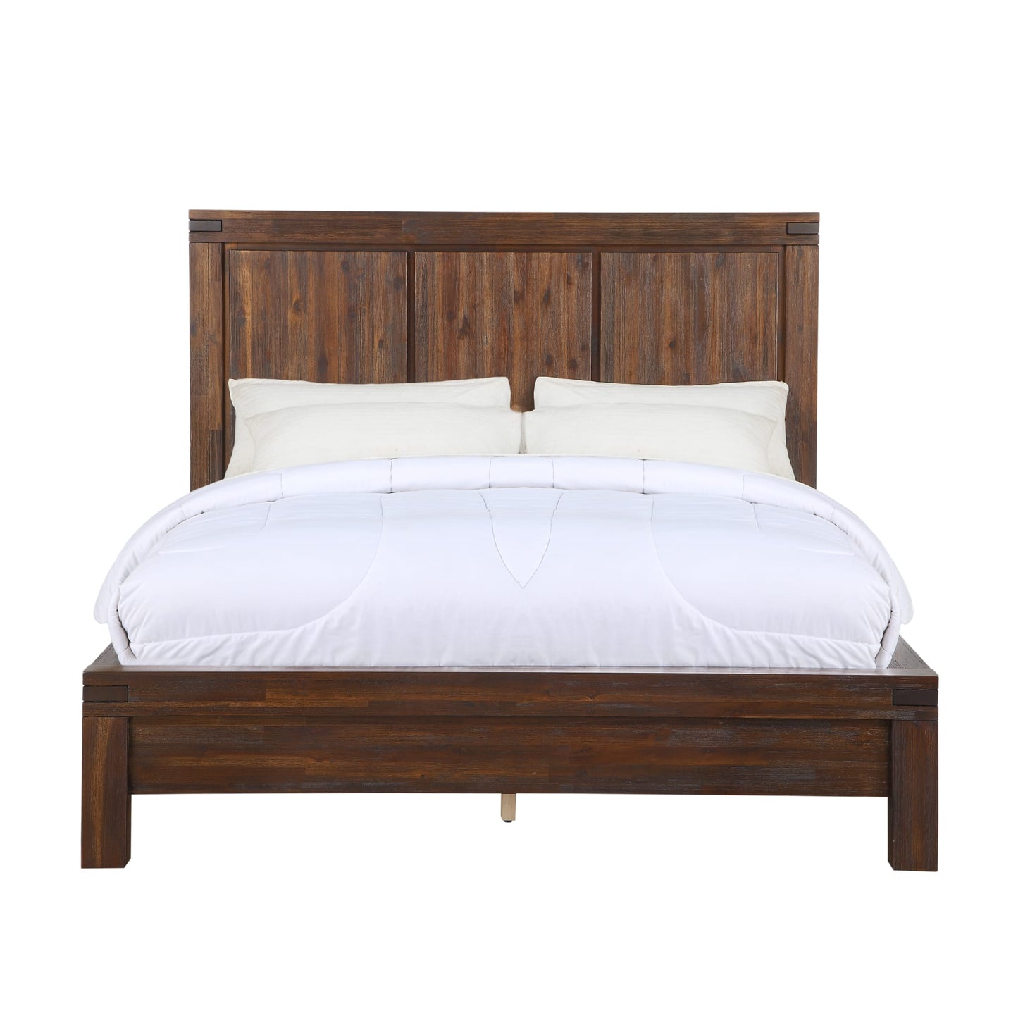 Modus Meadow Solid Wood Platform Bed in Brick Brown